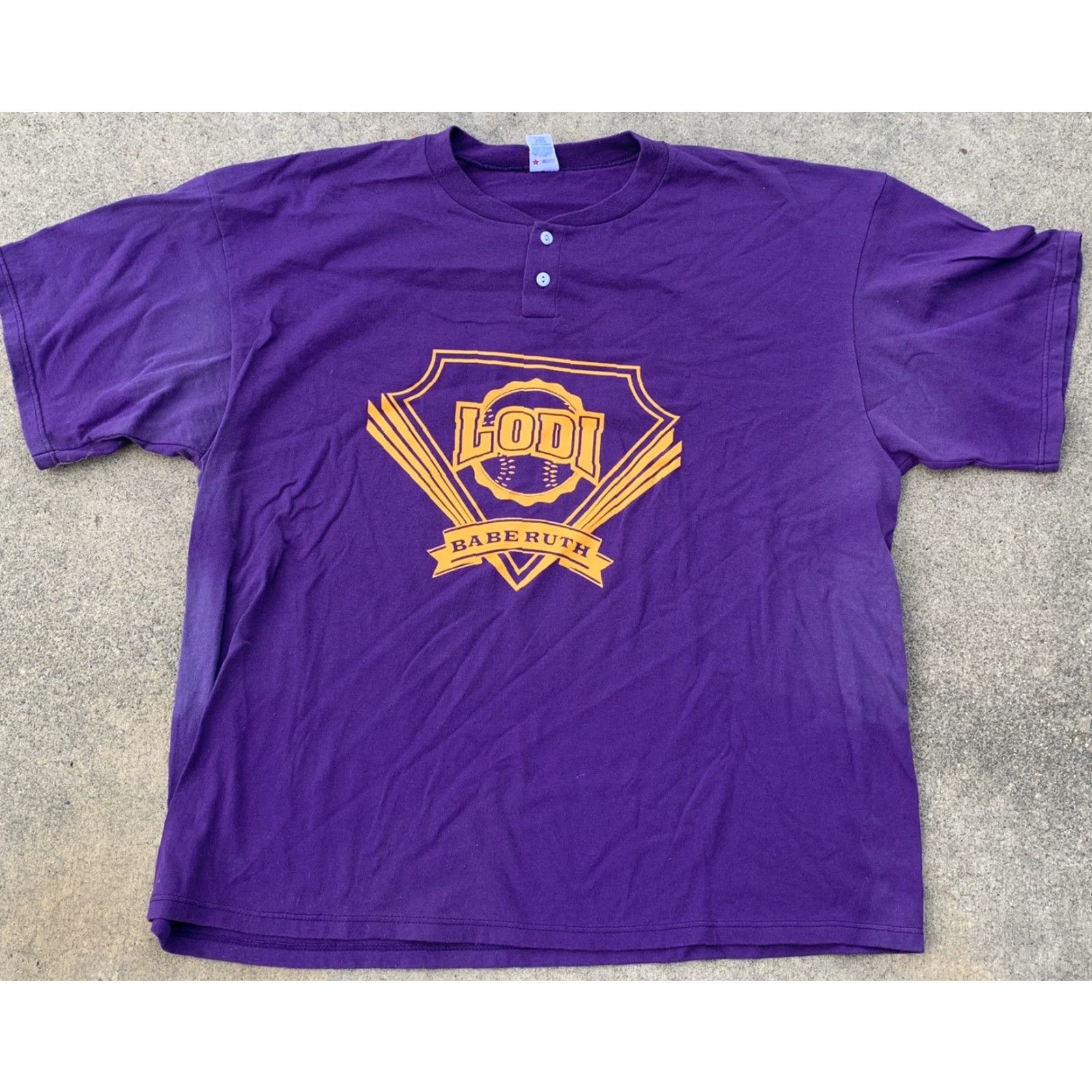 Vintage VINTAGE Soffe Shirts T-Shirt XXL Unisex Purple LODI BABE RUTH BACK CLEMENTS 40 LOCKEFORD LIONS CLUB Size US XXL / EU 58 / 5 - 5 Thumbnail