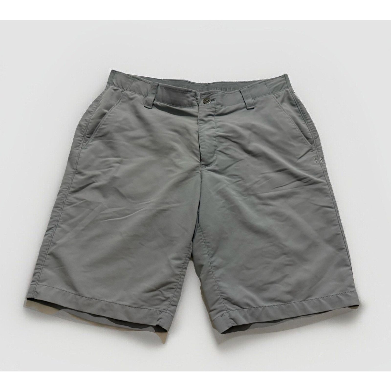 Under Armour Under Armour Chino Golf Shorts Grey Performance Flat Front Size US 34 / EU 50 - 1 Thumbnail
