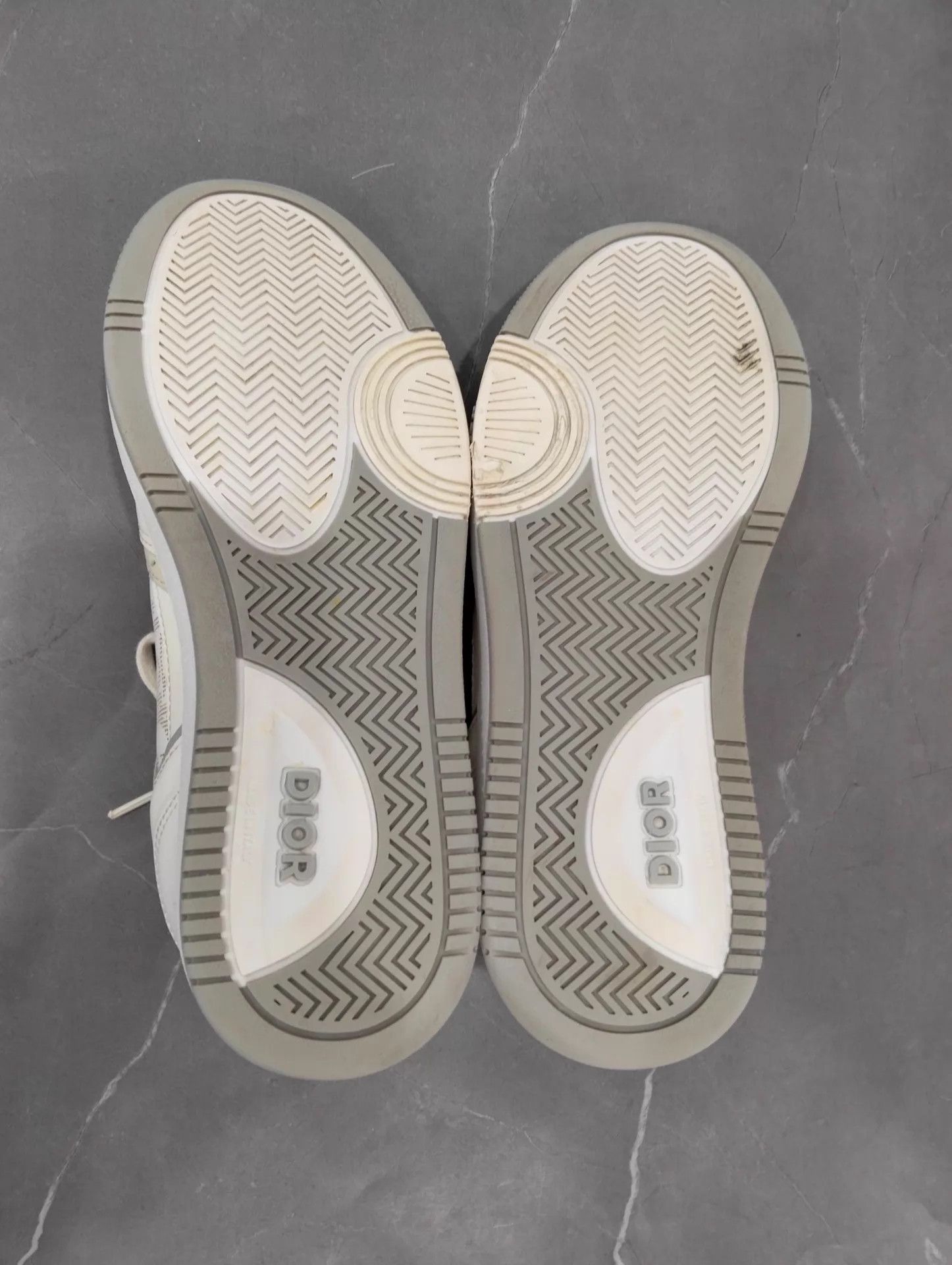 Dior Dior B27 White Gray Allover Print 39 Size US 8.5 / IT 38.5 - 6 Thumbnail
