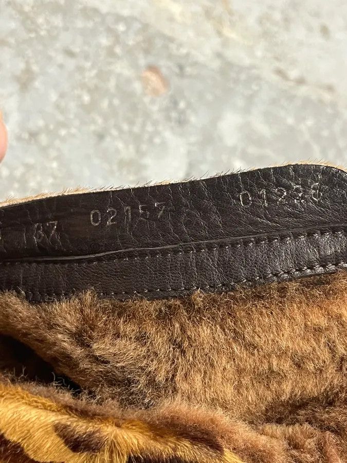 Prada FW1999 Prada Leopard Pony Hair Leather Vibram Boots Size US 6 / IT 36 - 12 Thumbnail