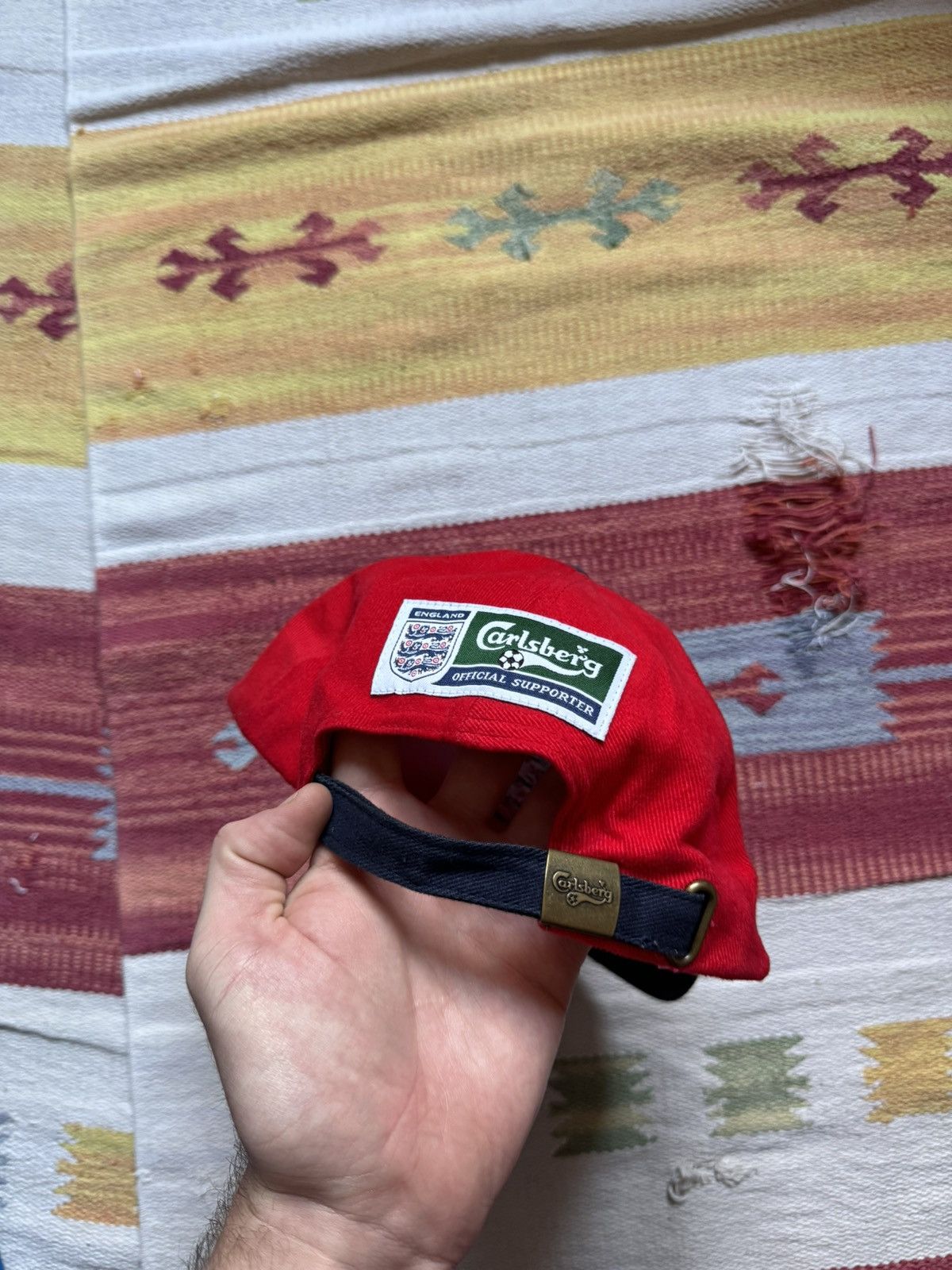 Vintage Vintage National Team England x Carlsberg Soccer Hat Size ONE SIZE - 4 Thumbnail