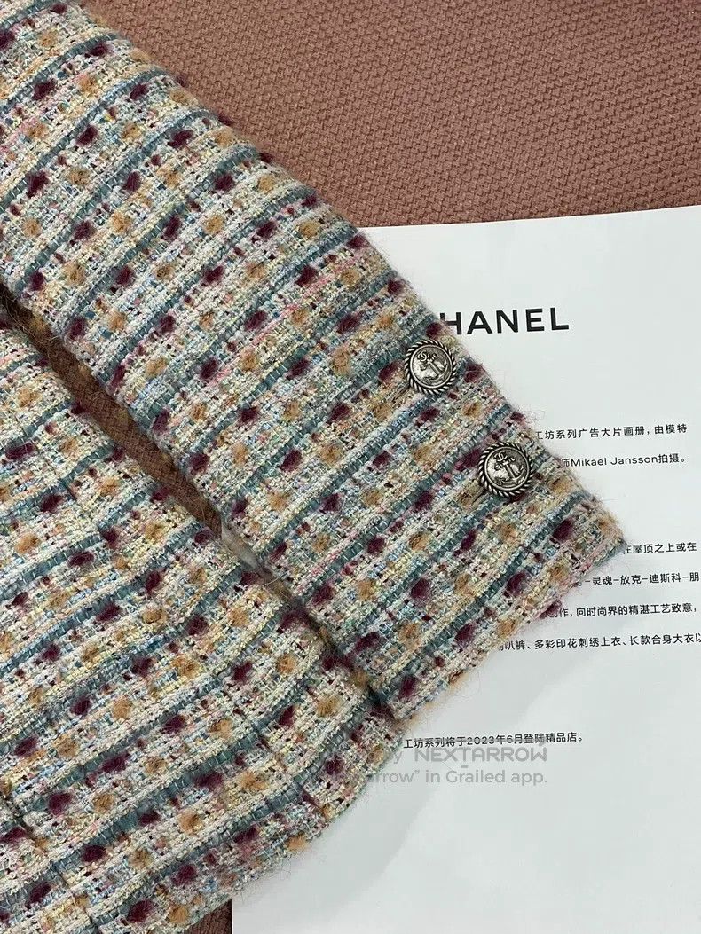 Chanel Chanel German Hamburg series colourful woven coat Size XS / US 0-2 / IT 36-38 - 3 Thumbnail