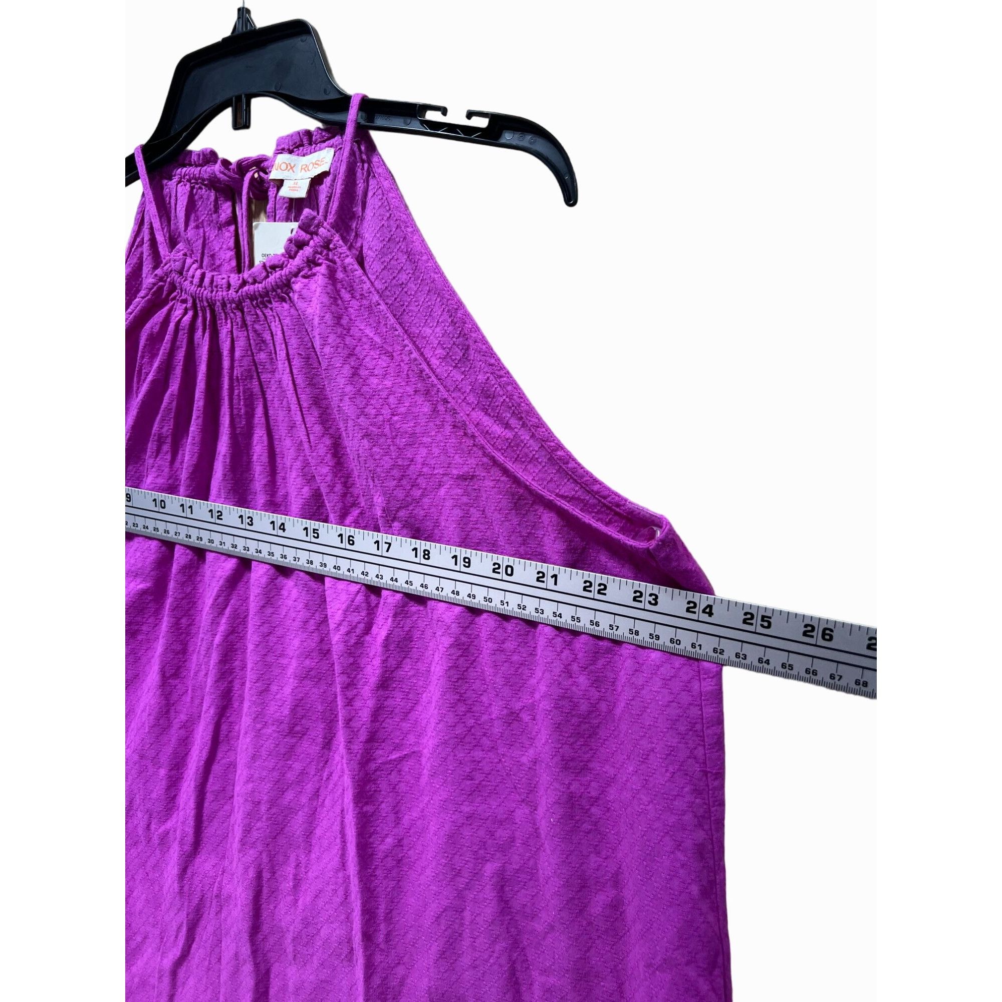 Other Knox Rose - Women's Woven Halter Tank Top - Purple - Extra L Size XL / US 12-14 / IT 48-50 - 4 Thumbnail