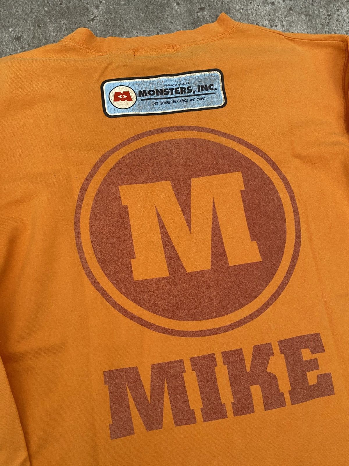 Disney Vintage Monster inc "Mike" t-shirt (RARE) Size US M / EU 48-50 / 2 - 4 Thumbnail