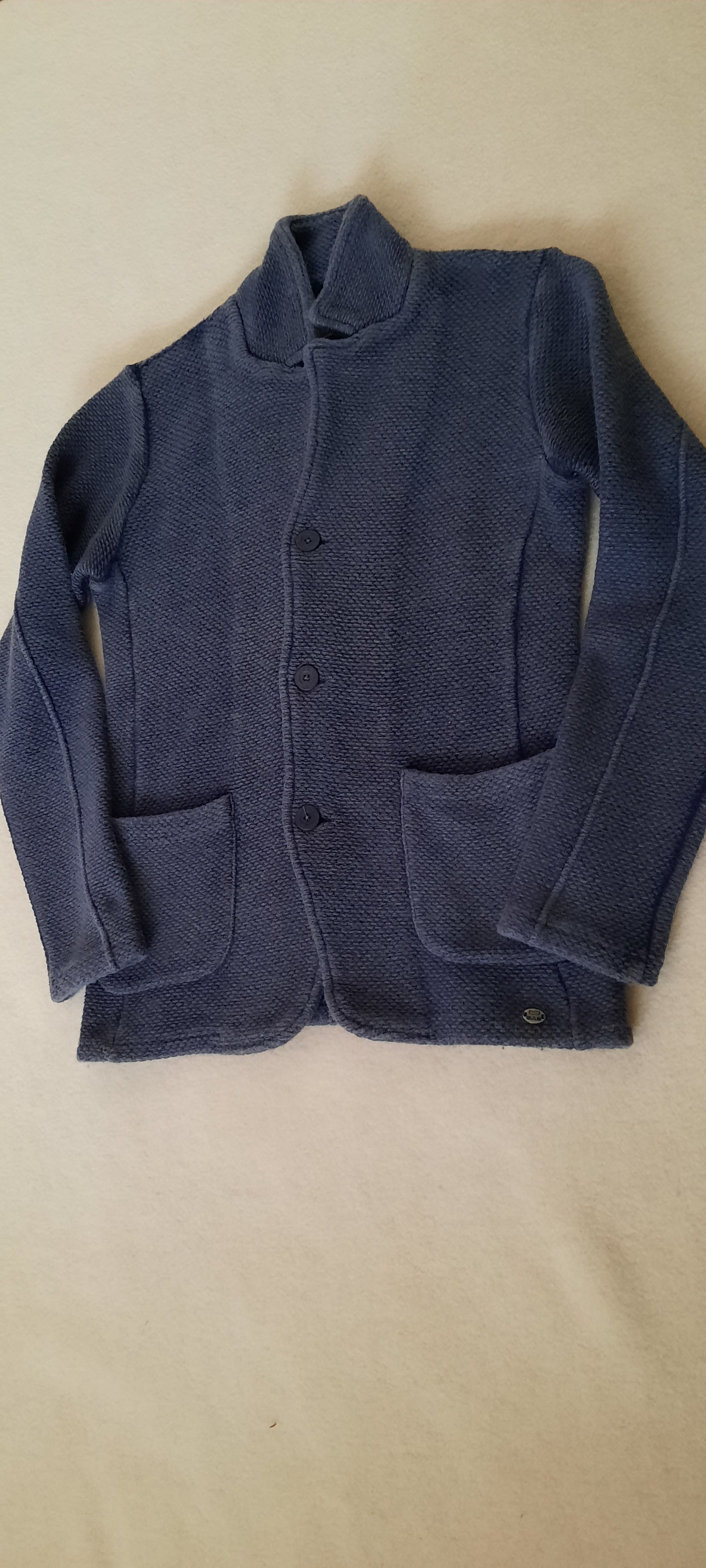 GAS GAS Men's Cardigan Wool Jacket Blue 48 Size US M / EU 48-50 / 2 - 12 Thumbnail