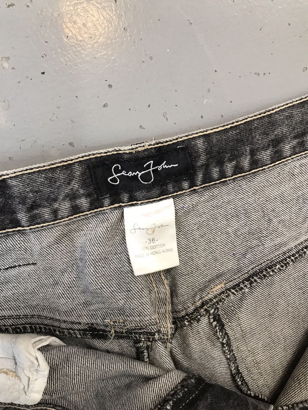 Sean John Vintage faded Sean John skater denim jort Size US 36 / EU 52 - 7 Thumbnail