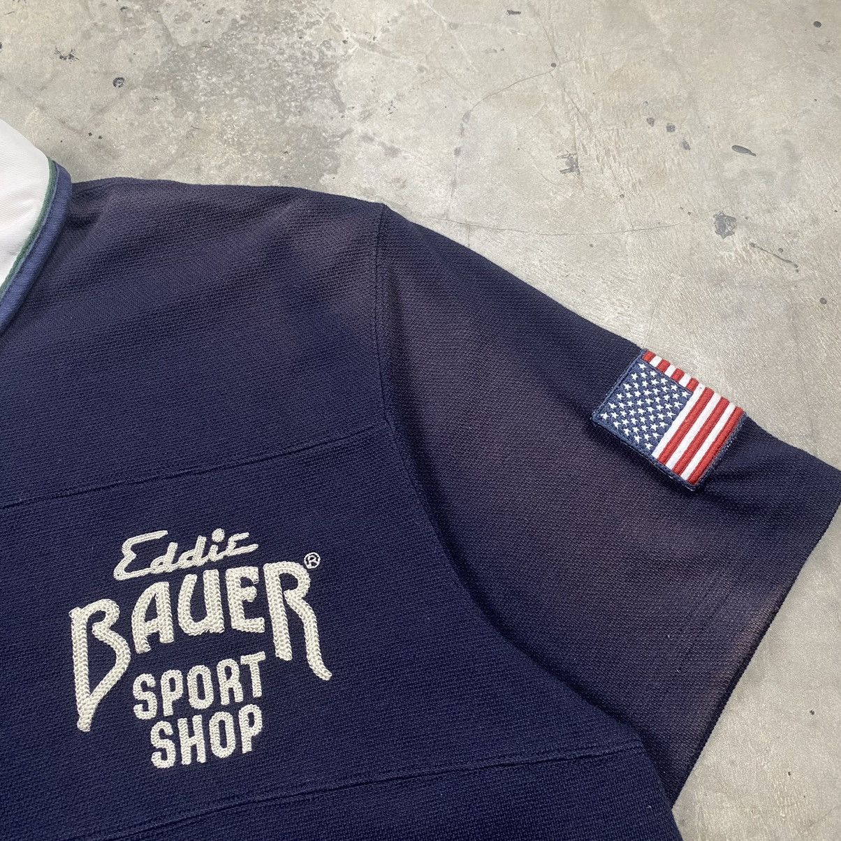 Eddie Bauer × Vintage y2k Eddie Bauer USA Polo Rugby Tee Size US XL / EU 56 / 4 - 4 Thumbnail