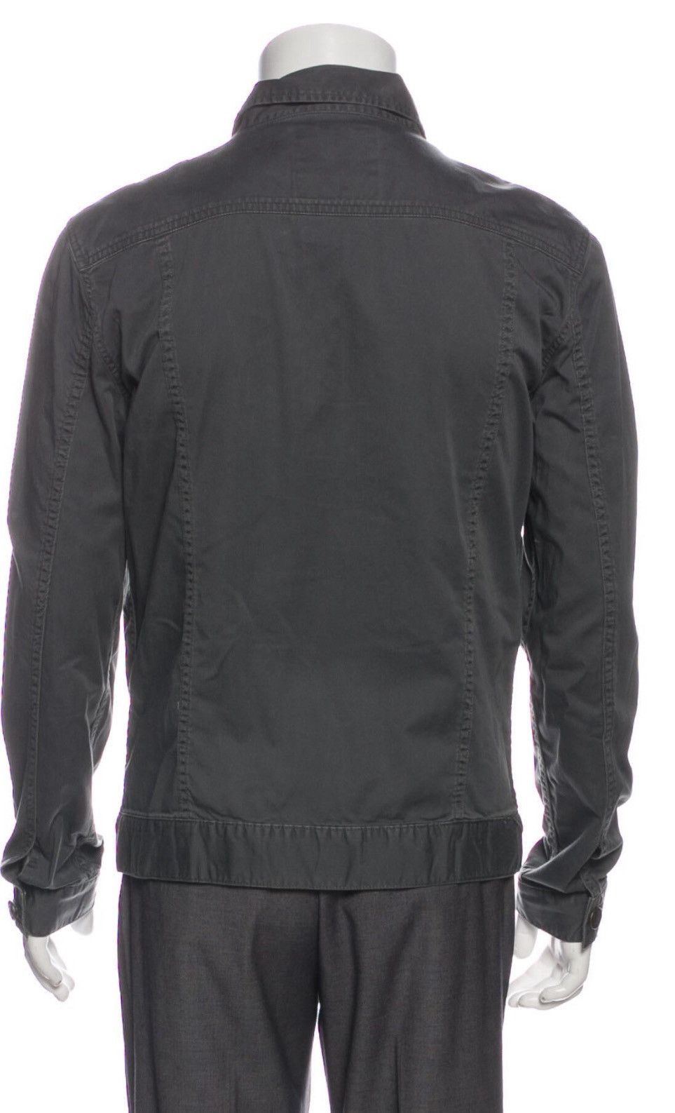 Allsaints AllSaints Grey Utility Jacket Size Medium Size US M / EU 48-50 / 2 - 2 Thumbnail