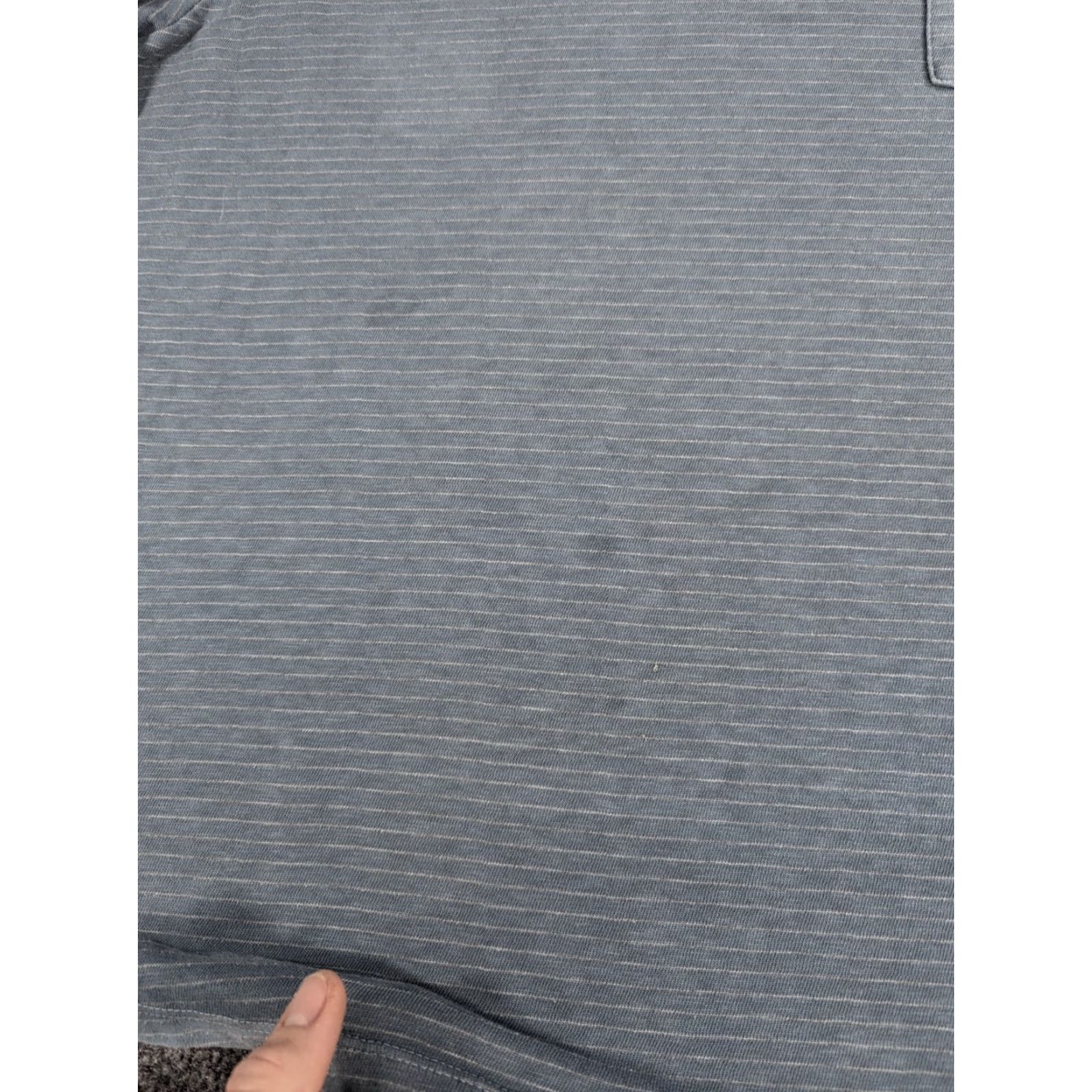 Marine Layer Marine Layer Shirt Men’s 2XL Long Sleeve Striped Navy Blue Henley Casual Pullover Lightweight Stretch Cotton Polyester Accents Logo Button Size US XXL / EU 58 / 5 - 3 Thumbnail
