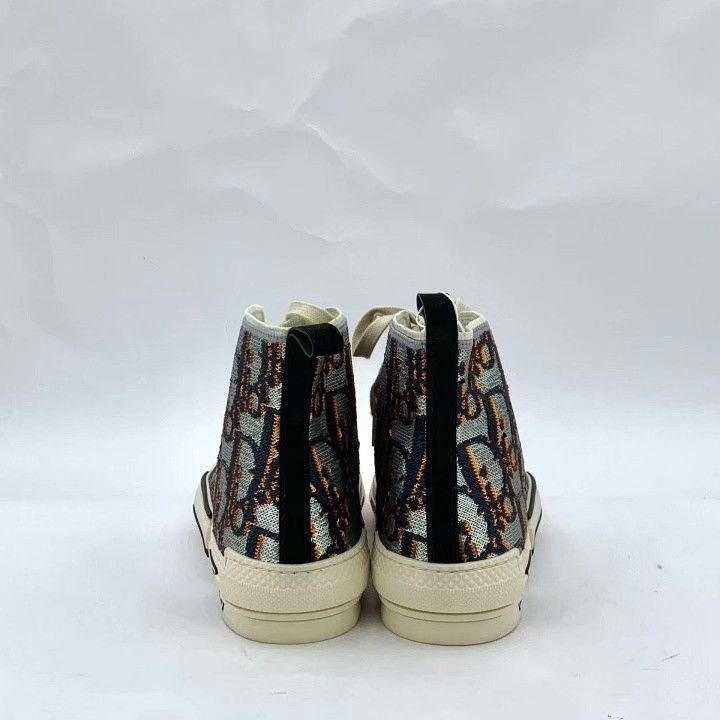 Dior Dior B23 Oblique Logo High-Top Sneakers Size US 10 / EU 43 - 3 Thumbnail