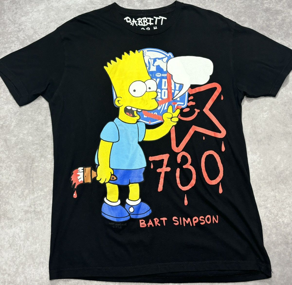 Asspizza Babbitt Week 23 Bart Text Bubble Revived T-Shirt Black Size US L / EU 52-54 / 3 - 1 Thumbnail