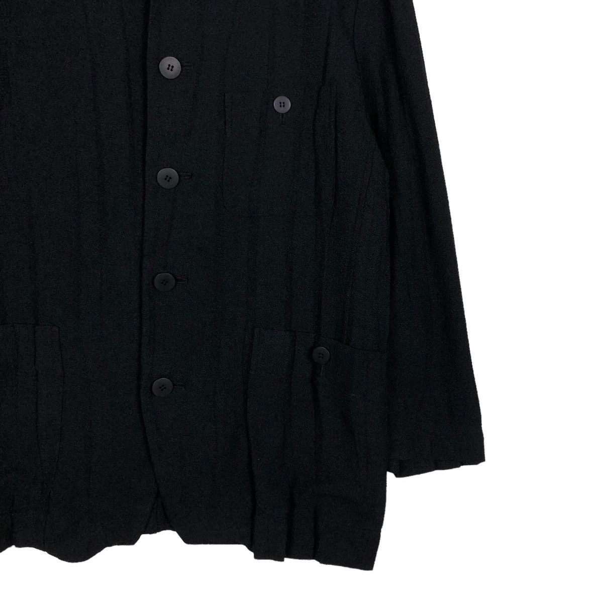 Issey Miyake 🔥RICH BLACK VINTAGE ISSEY MIYAKE JACKET MULTI POCKET CARGO Size US M / EU 48-50 / 2 - 7 Thumbnail