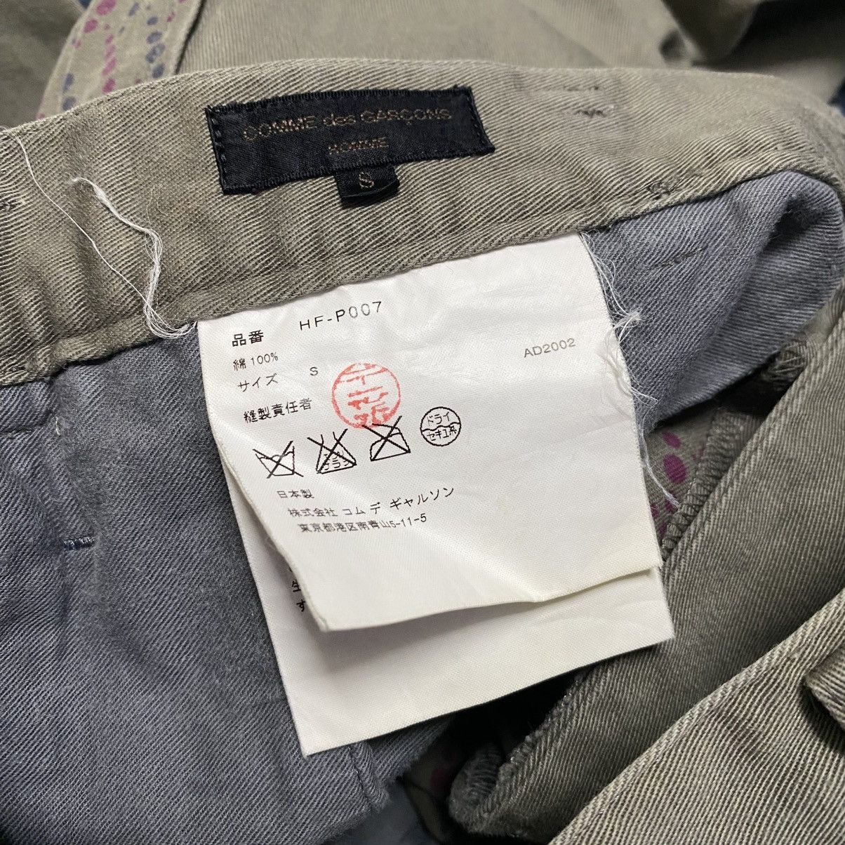 Comme des Garcons Homme AD2002 Comme Des Garcons Homme Painter Pants Faded Size US 28 / EU 44 - 19 Thumbnail