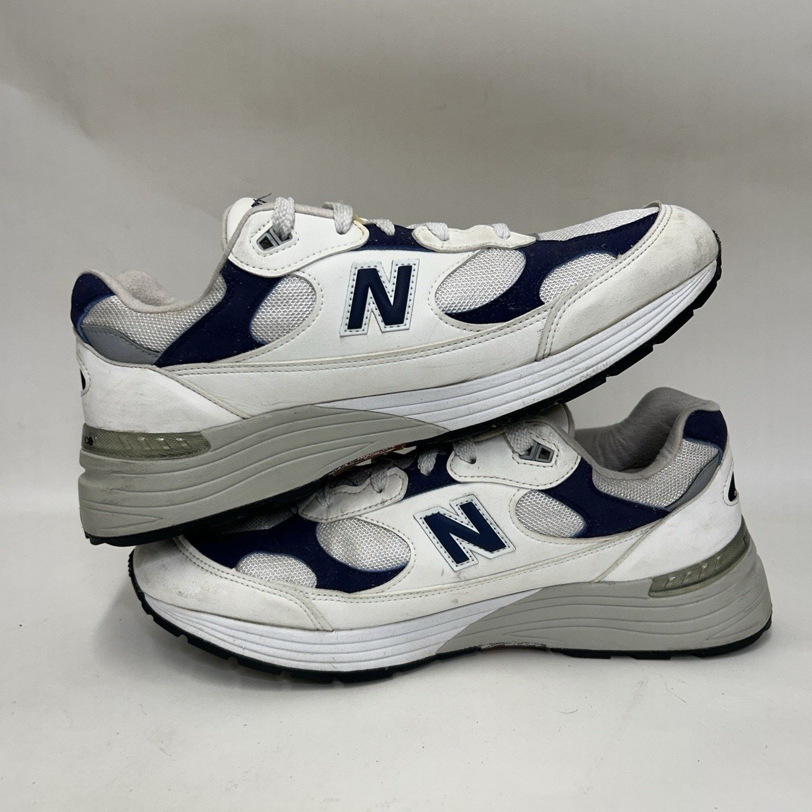 New Balance New Balance 992 Made in USA “White Navy” M992EC Size US 13 / EU 46 - 3 Thumbnail