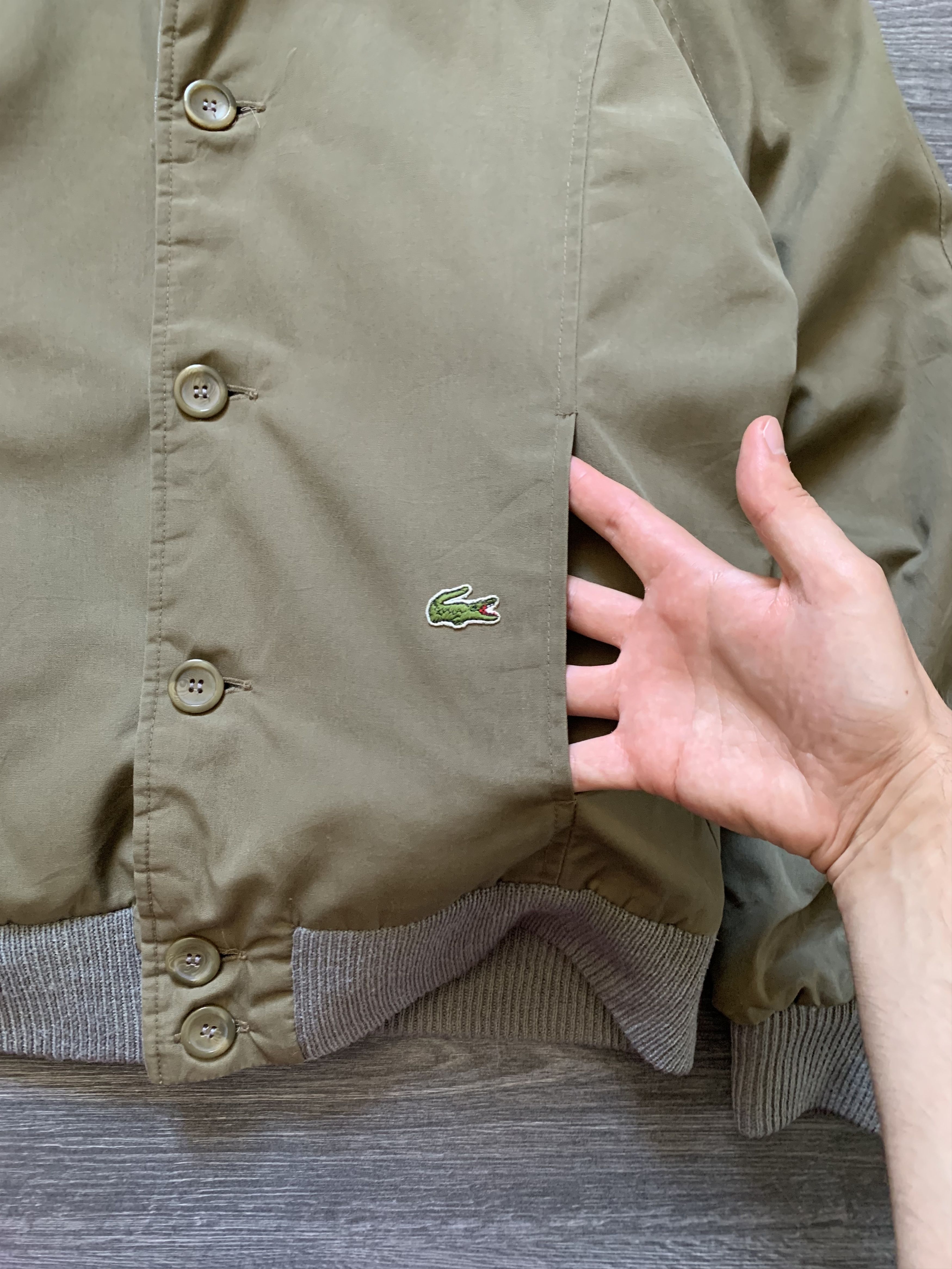 Lacoste Vintage Lacoste Izod Reversible Bomber Jacket Size US S / EU 44-46 / 1 - 8 Thumbnail