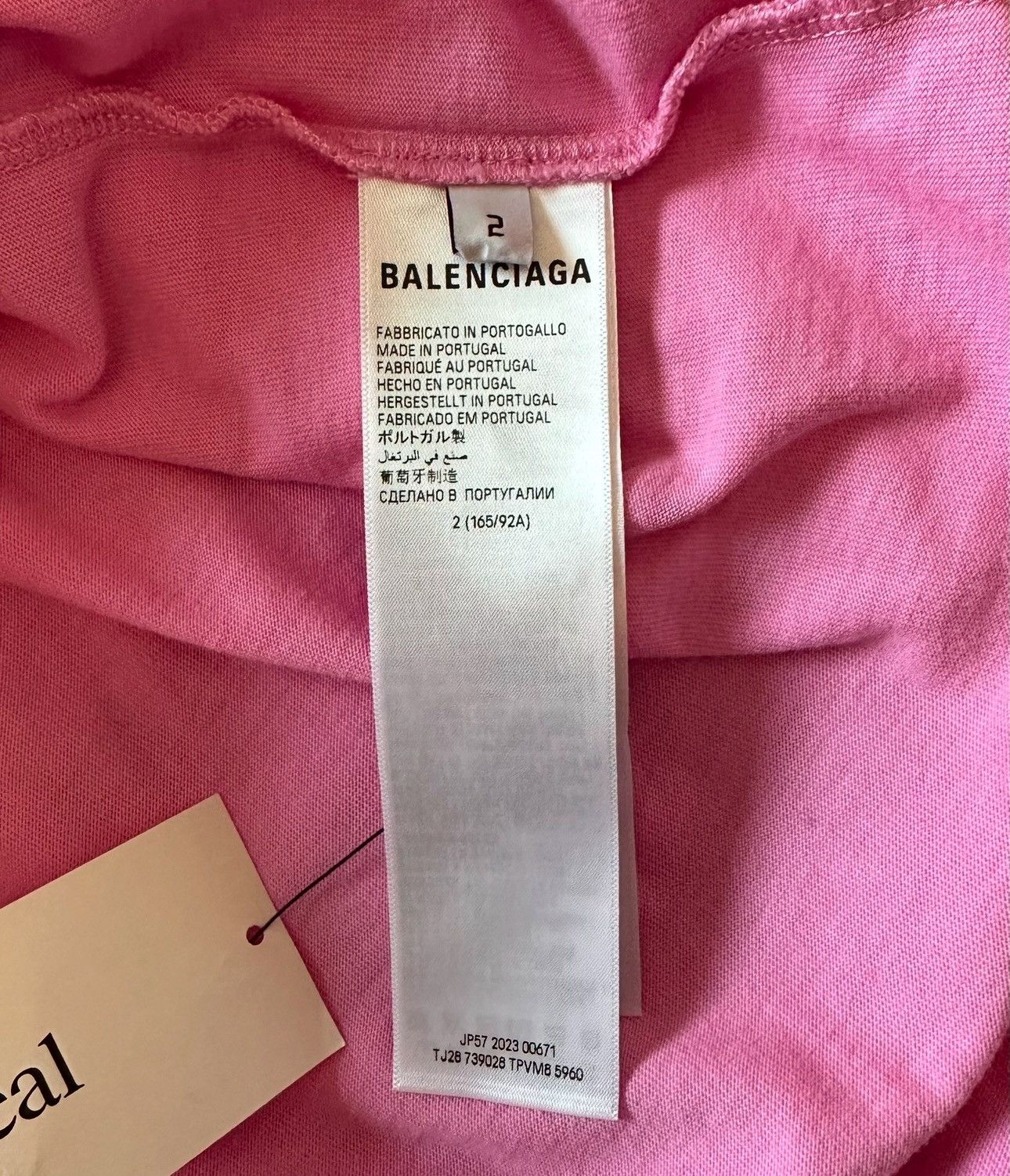 Balenciaga offshore cotton T-Shirt oversized
