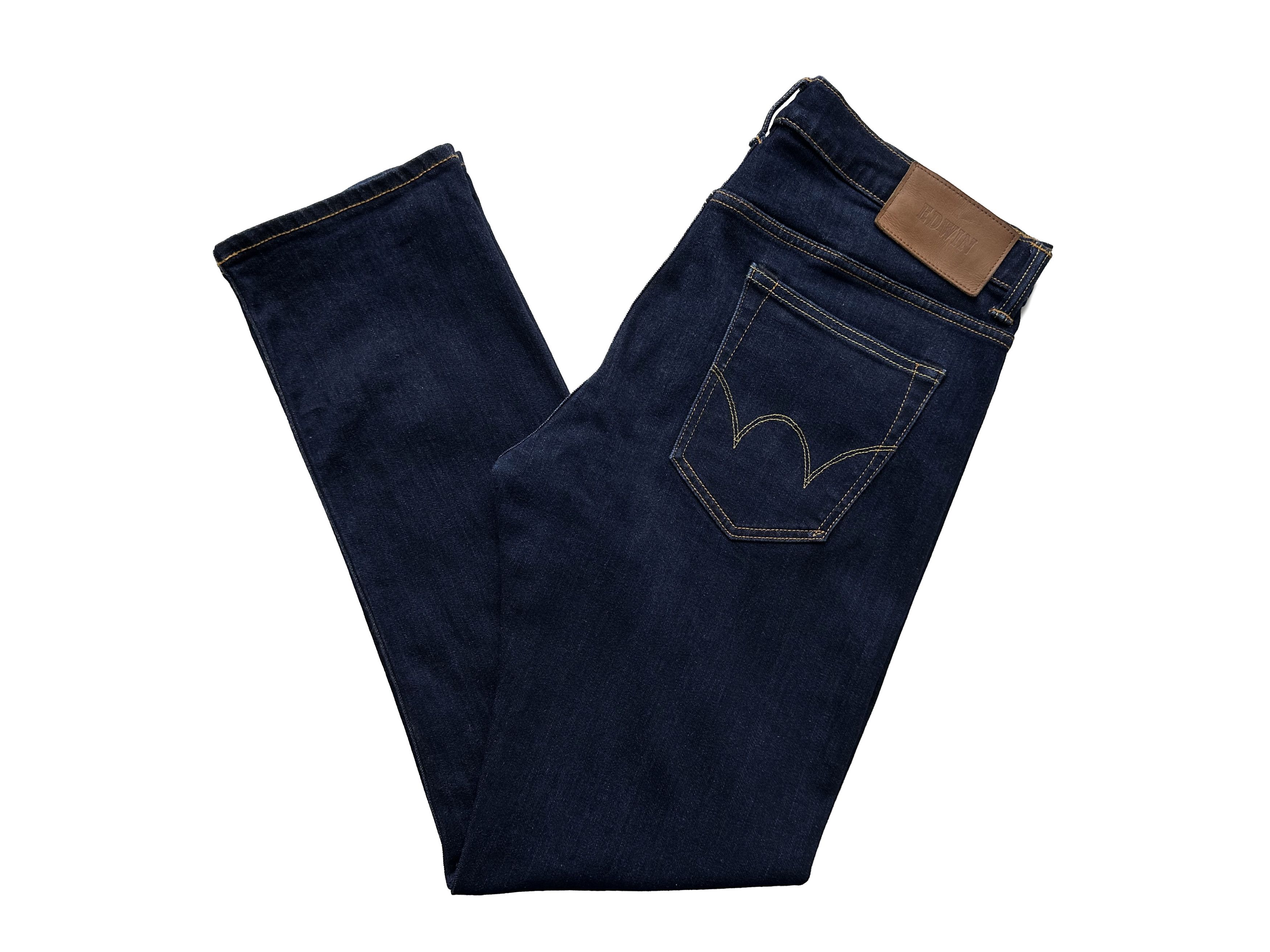 Edwin EDWIN ED-80 slim fit selvedge denim jeans Size US 35 - 1 Thumbnail