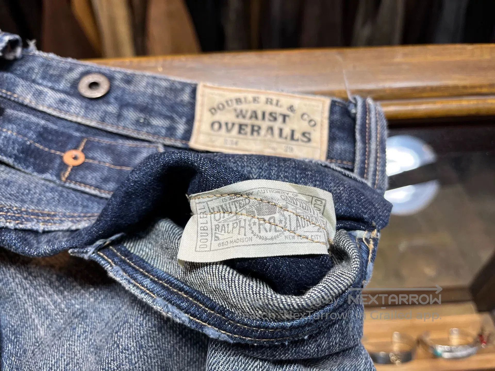 RRL Ralph Lauren vintage distressed denim jeans RRL. Size US 29 - 8 Thumbnail