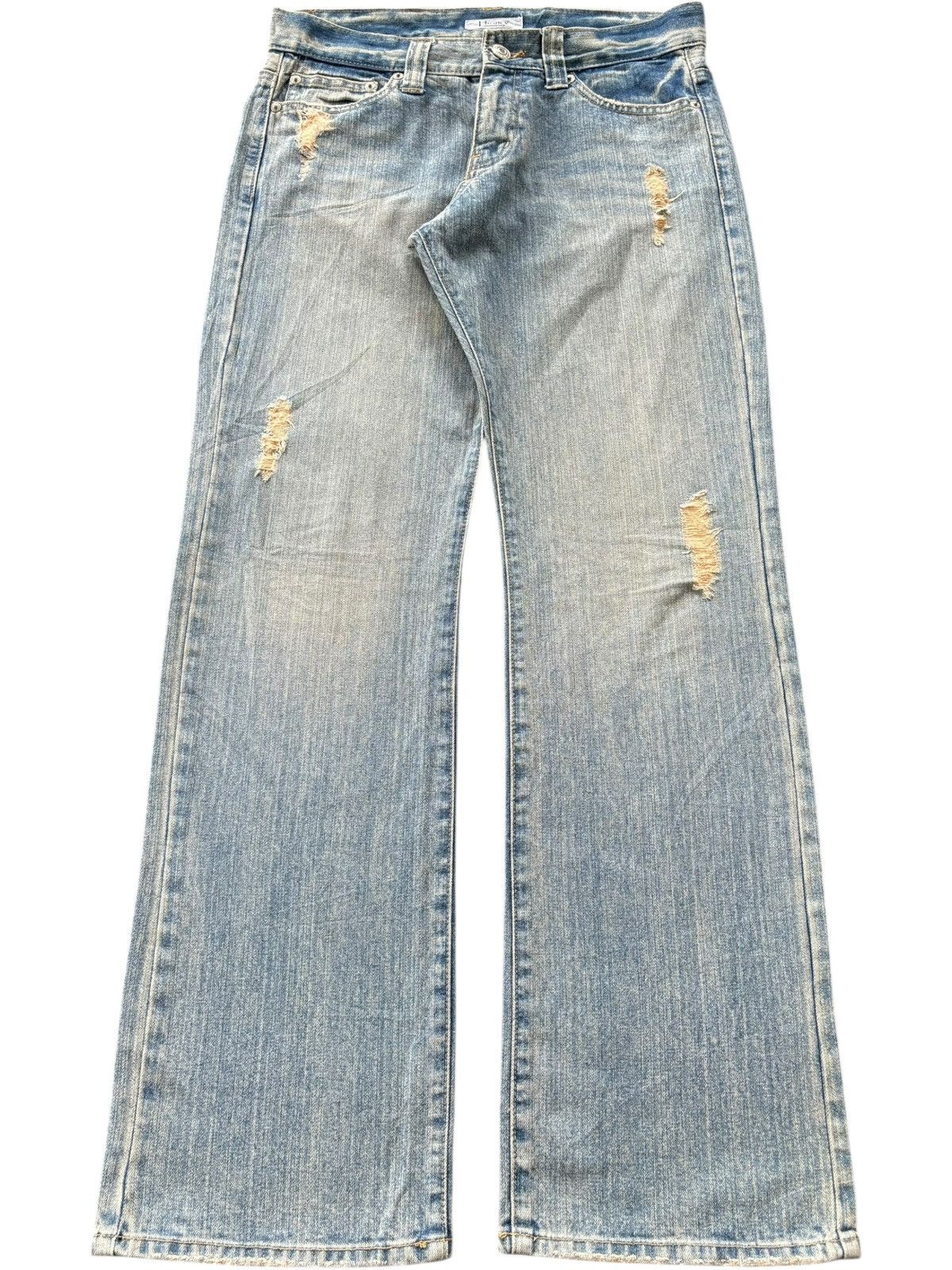 Diesel Vintage Japanese Brand Rusty Wash Distress Bootcut Jeans Size 32" / US 10 / IT 46 - 1 Thumbnail