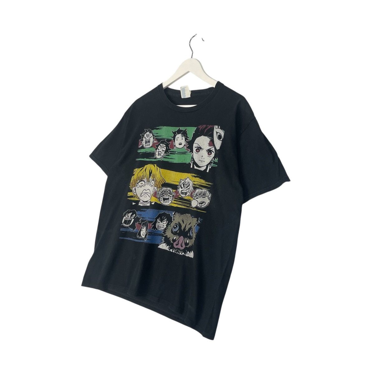 Designer × Vintage Vintage demon slayer trio t - shirt | anime Size US M / EU 48-50 / 2 - 3 Thumbnail