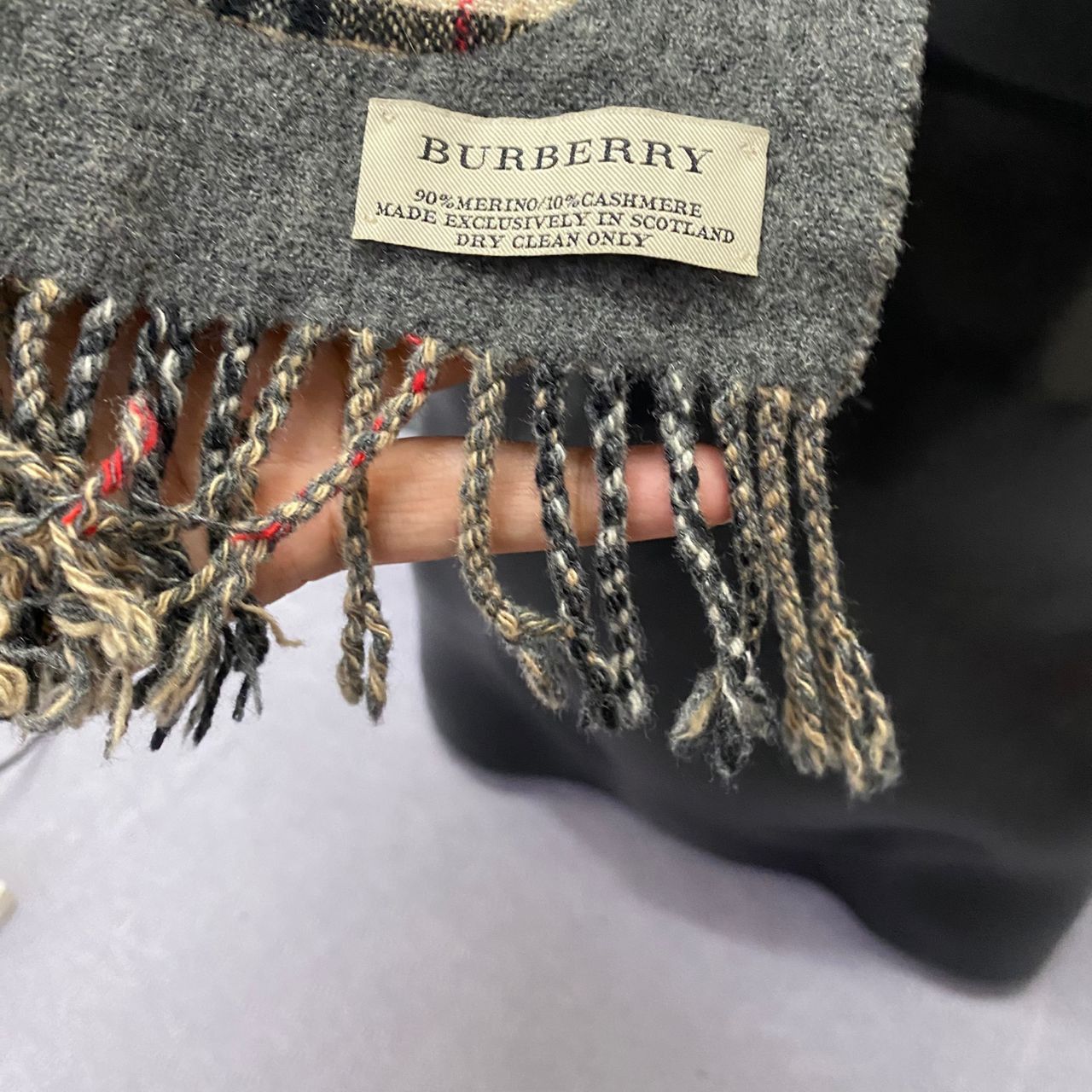 Burberry Prorsum Vintage 90s Burberry Exclusive by Scotland Scarf Size ONE SIZE - 17 Thumbnail