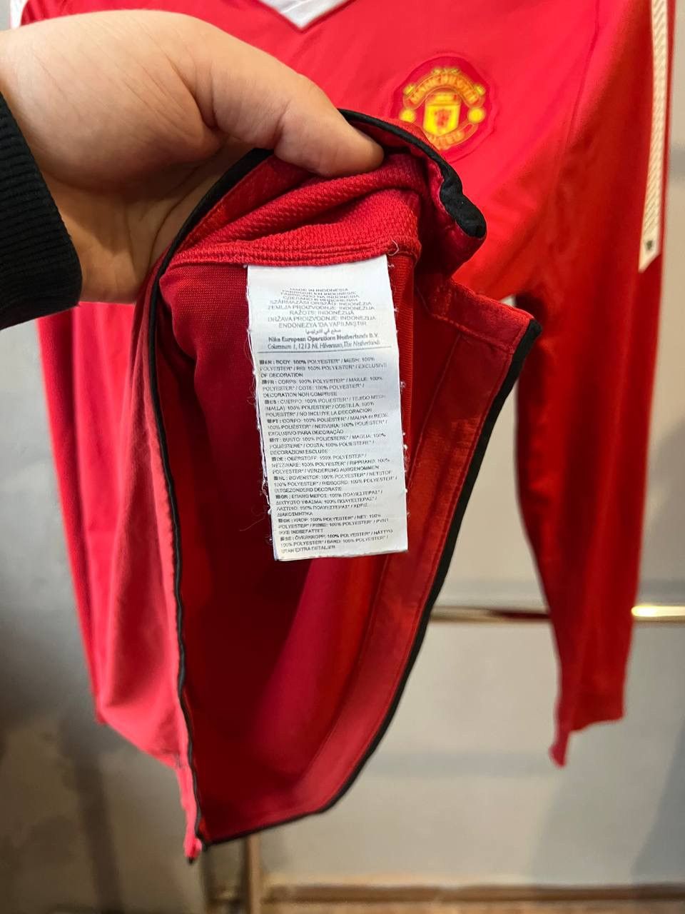 Nike 2010/11 MANCHESTER UNITED #7 HOME SOCCER JERSEY SHIRT NIKE L Size US L / EU 52-54 / 3 - 9 Thumbnail