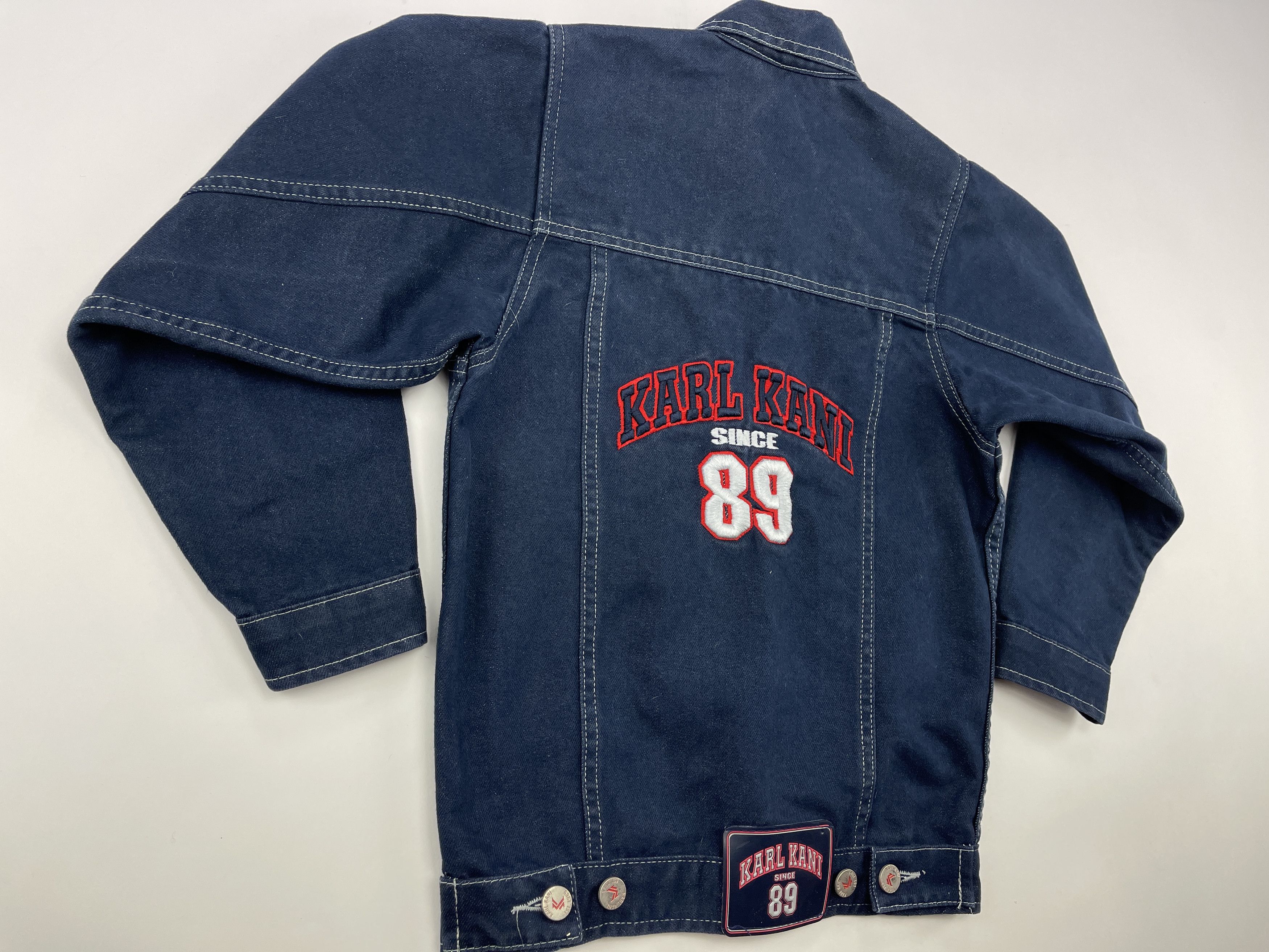 Karl Kani Womens Karl Kani jeans jacket, vintage Kani Ladies denim XS Size XS / US 0-2 / IT 36-38 - 5 Thumbnail