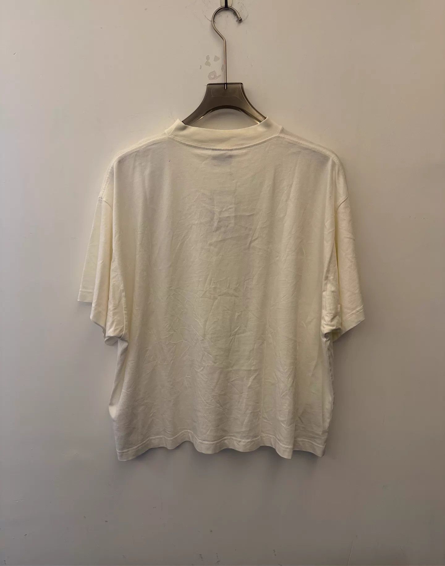 Balenciaga Balenciaga FW24 Logo SS Oversized Unisex White T-Shirt Size S / US 4 / IT 40 - 2 Thumbnail