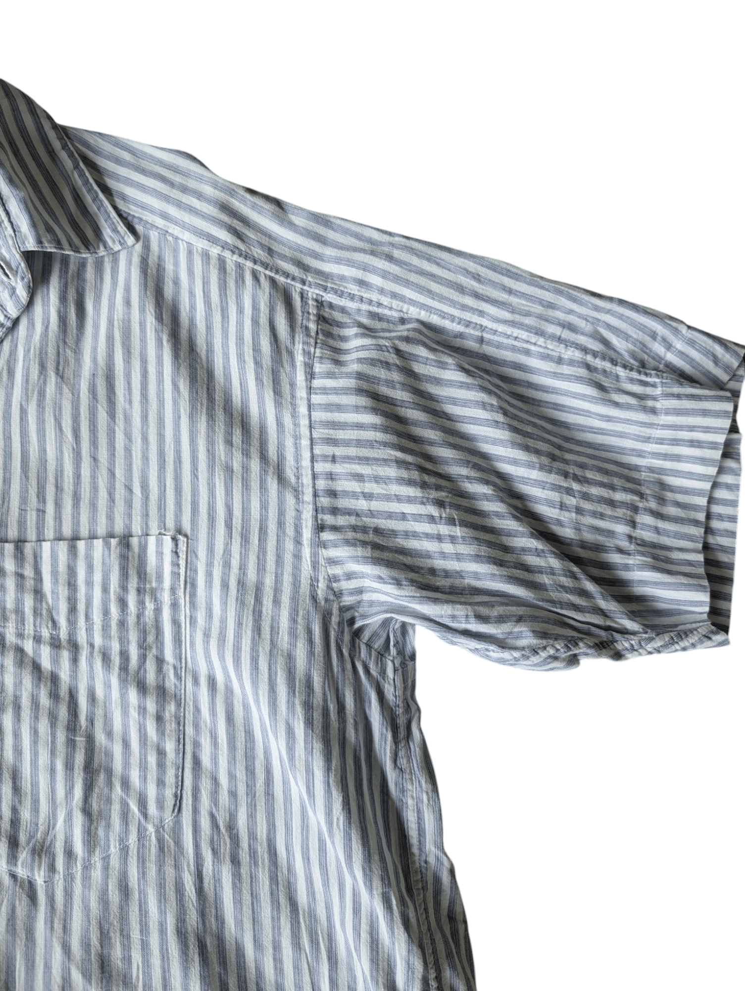 Issey Miyake Vintage Issey Miyake Stripes Button Shirt Size US L / EU 52-54 / 3 - 4 Thumbnail