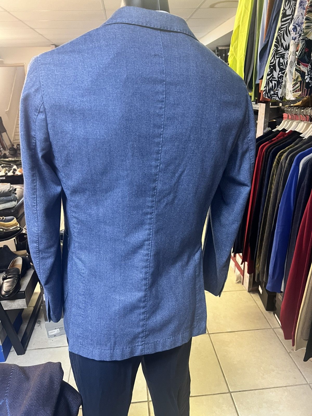 Other JERRY KEY MEN'S SUIT BLAZER JACKET Cashmere Made In Italy Size 38R - 4 Thumbnail