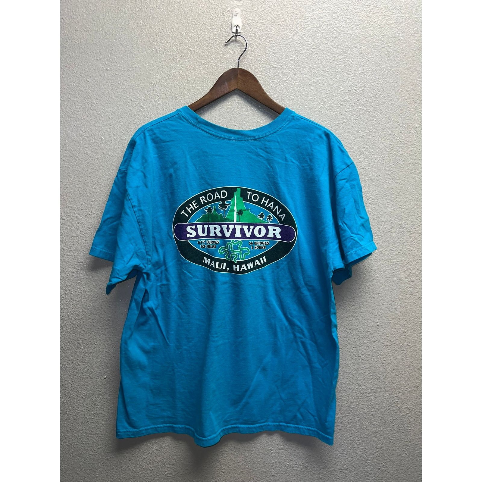Vintage Vintage Survivor Shirt The Road To Hana Maui Hawaii VTG XL Size US XL / EU 56 / 4 - 5 Thumbnail