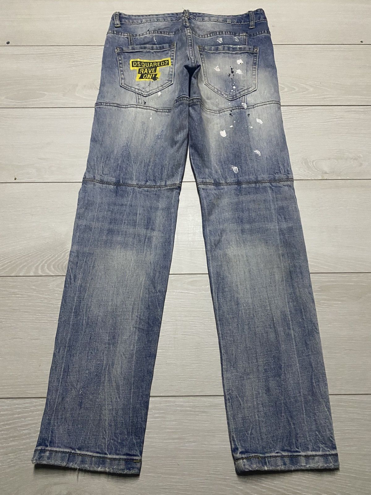 Dsquared2 Vintage DSquared Patches Distressed Amiri Style Skinny Jeans Size US 30 / EU 46 - 2 Thumbnail