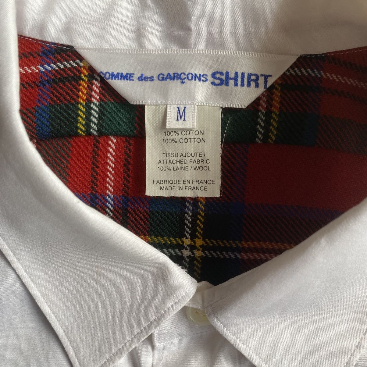 Comme des Garcons CDG Shirt Back Red Tartan Panel Size US M / EU 48-50 / 2 - 4 Thumbnail