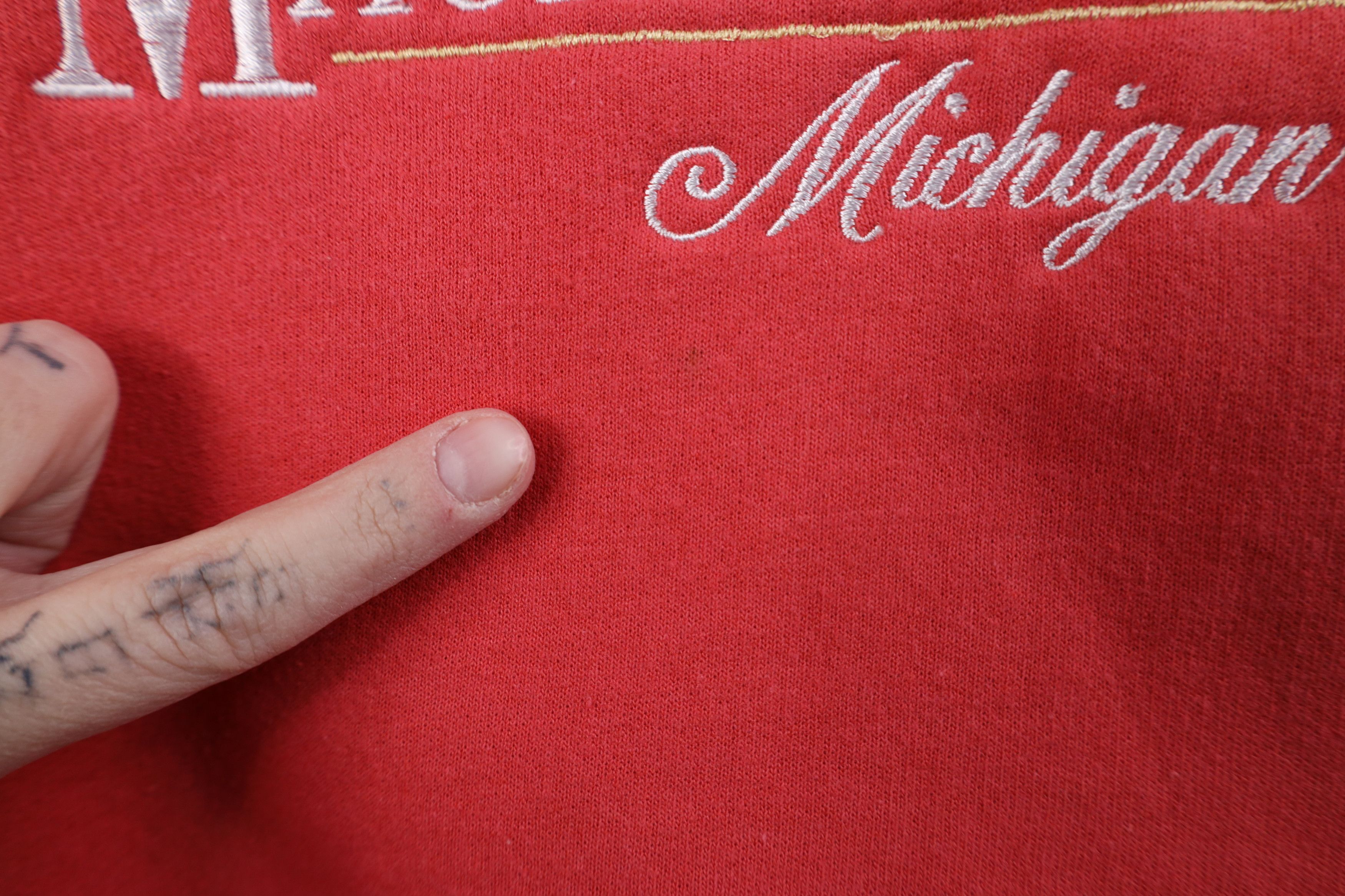 Vintage Vintage 90s Streetwear Mackinac Island Michigan Sweatshirt Size XL / US 12-14 / IT 48-50 - 5 Thumbnail