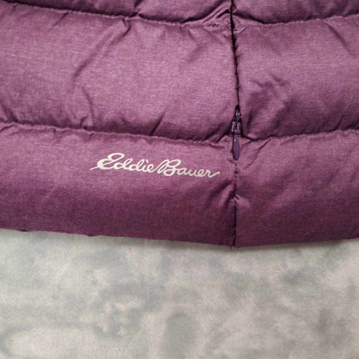 Eddie Bauer Eddie Bauer Down Vest Womens XS Purple Puffer EB650 Fill Quilted Sleeveless Vest Women's XS Purple Down Quilted Sleeveless Puffer Zip Front EB650 Size XS / US 0-2 / IT 36-38 - 2 Thumbnail
