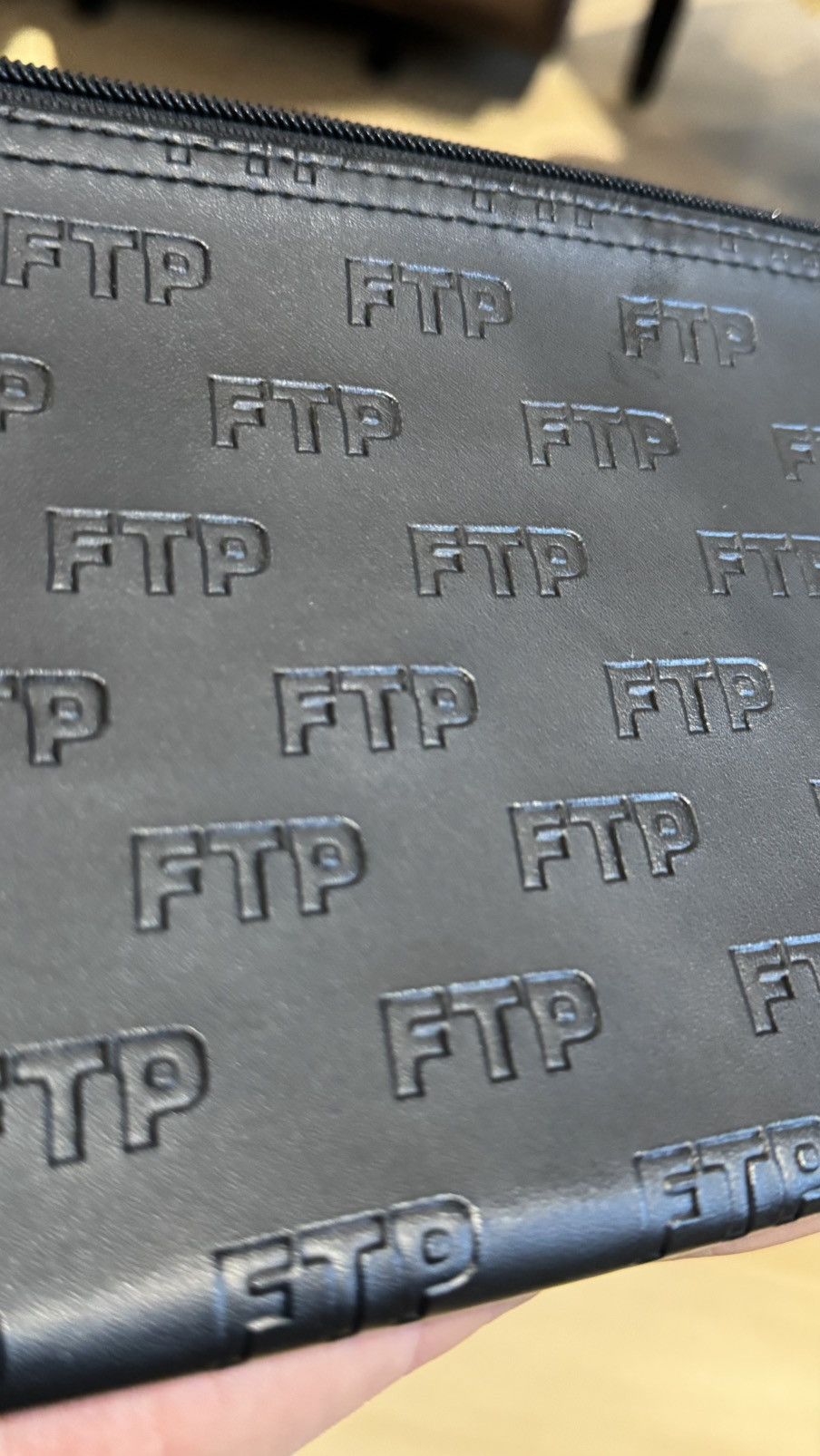 Fuck The Population Fuck The Population leather embossed money bag Size ONE SIZE - 6 Thumbnail