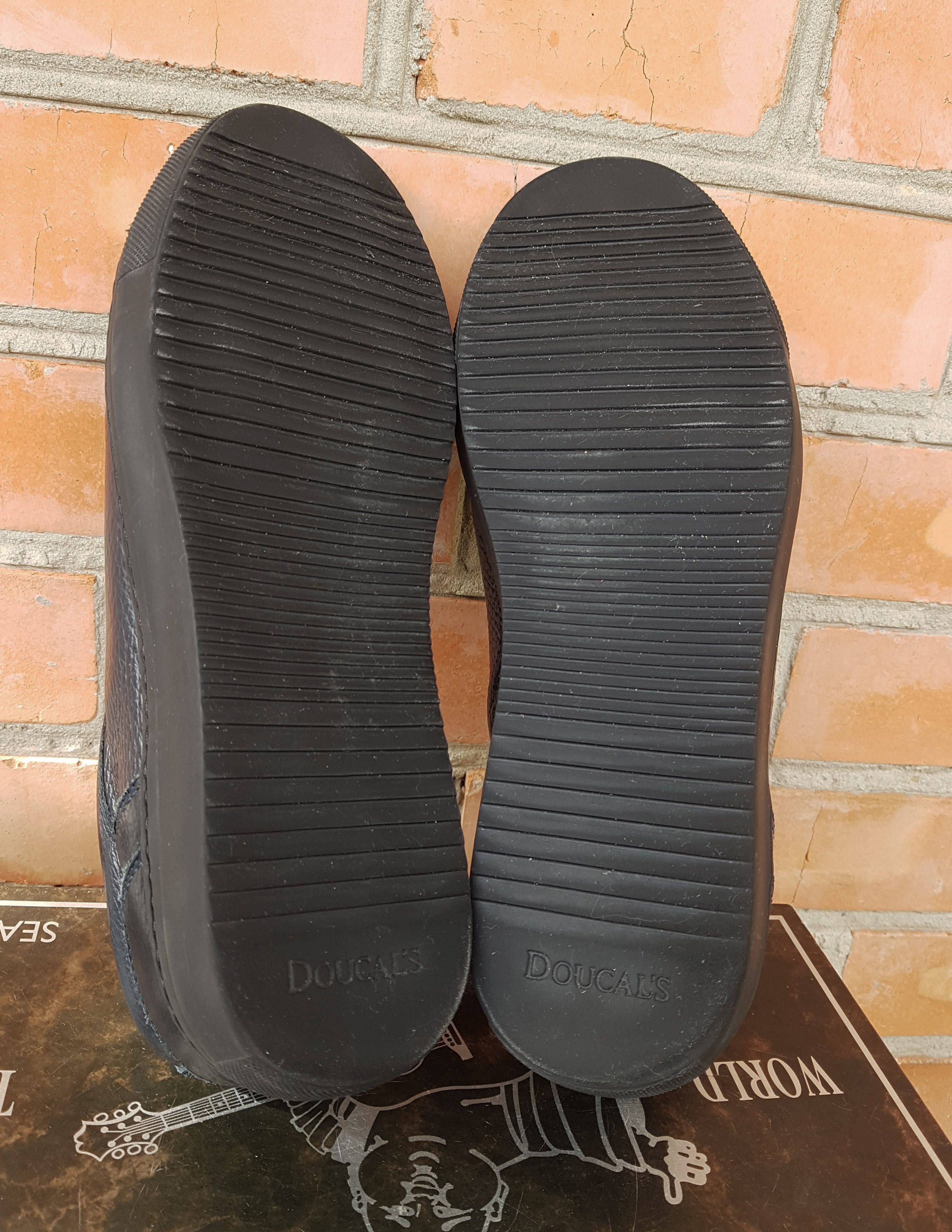 Doucal's Doucal's Leather Roger Blue Sneakers Slip-on sz 40 Size US 7.5 / EU 40-41 - 12 Thumbnail