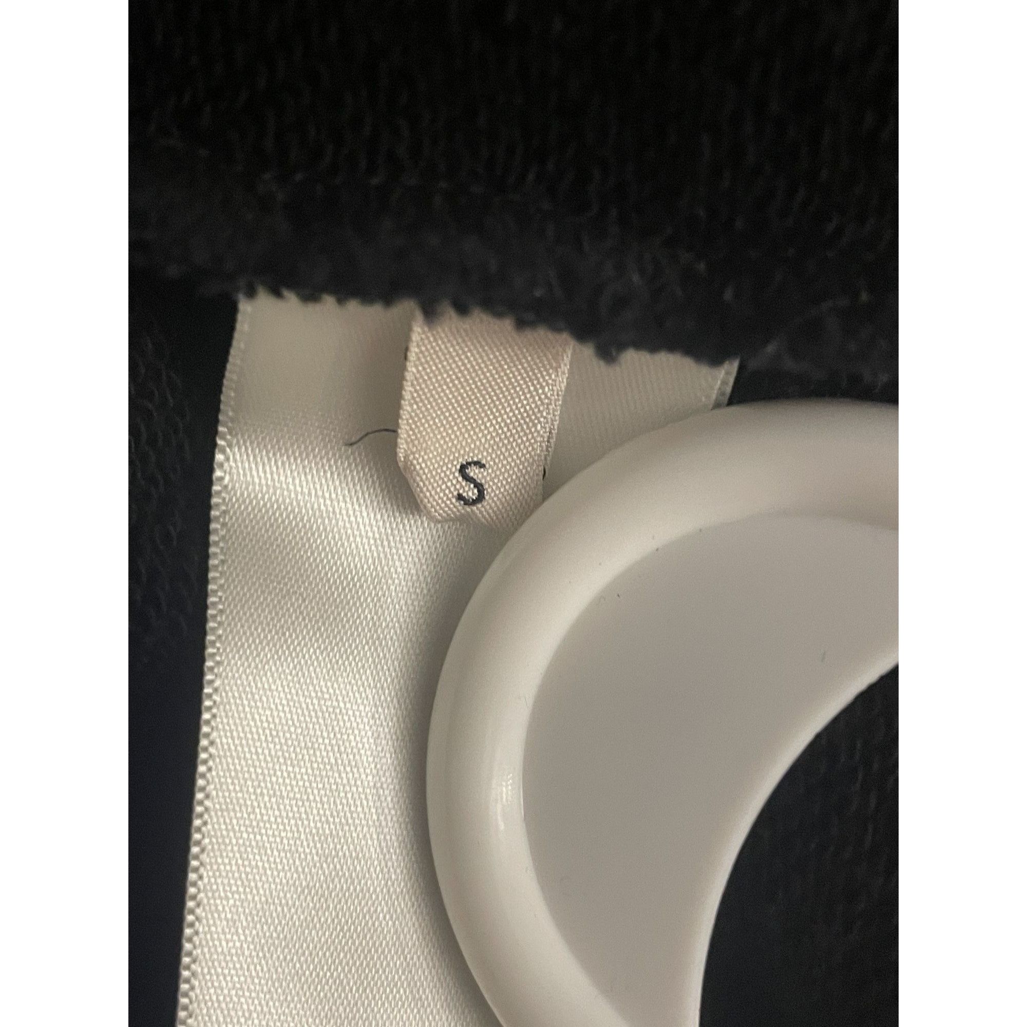Celine Celine Black Zip-Up Hoodie With Drawstring Hood & Pocket Det Size S / US 4 / IT 40 - 10 Thumbnail