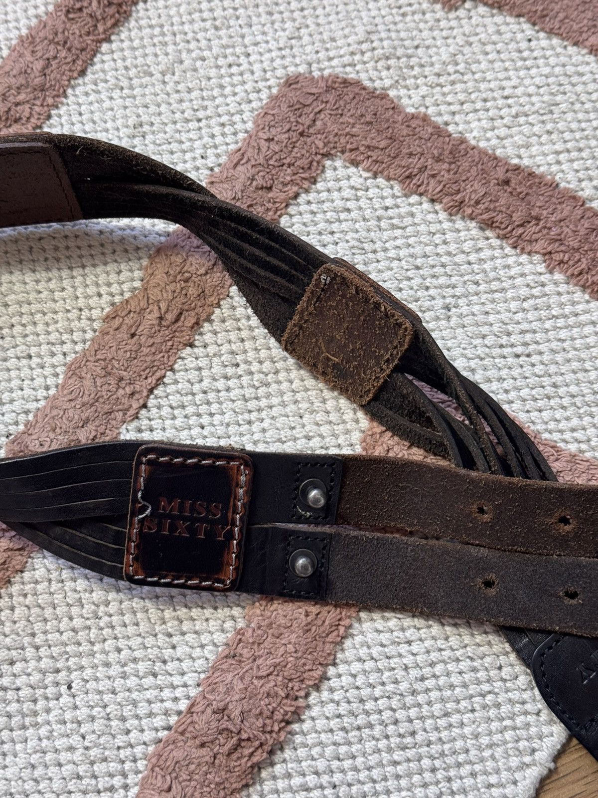 Miss Sixty VINTAGE MISS SIXTY ‘60 LEATHER BELT Size ONE SIZE - 6 Thumbnail