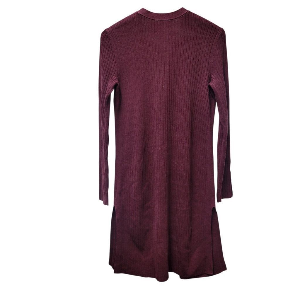 Talbots Talbots Long Line Open Front Ribbed Long-Sleeves XS Women Size XS / US 0-2 / IT 36-38 - 5 Thumbnail