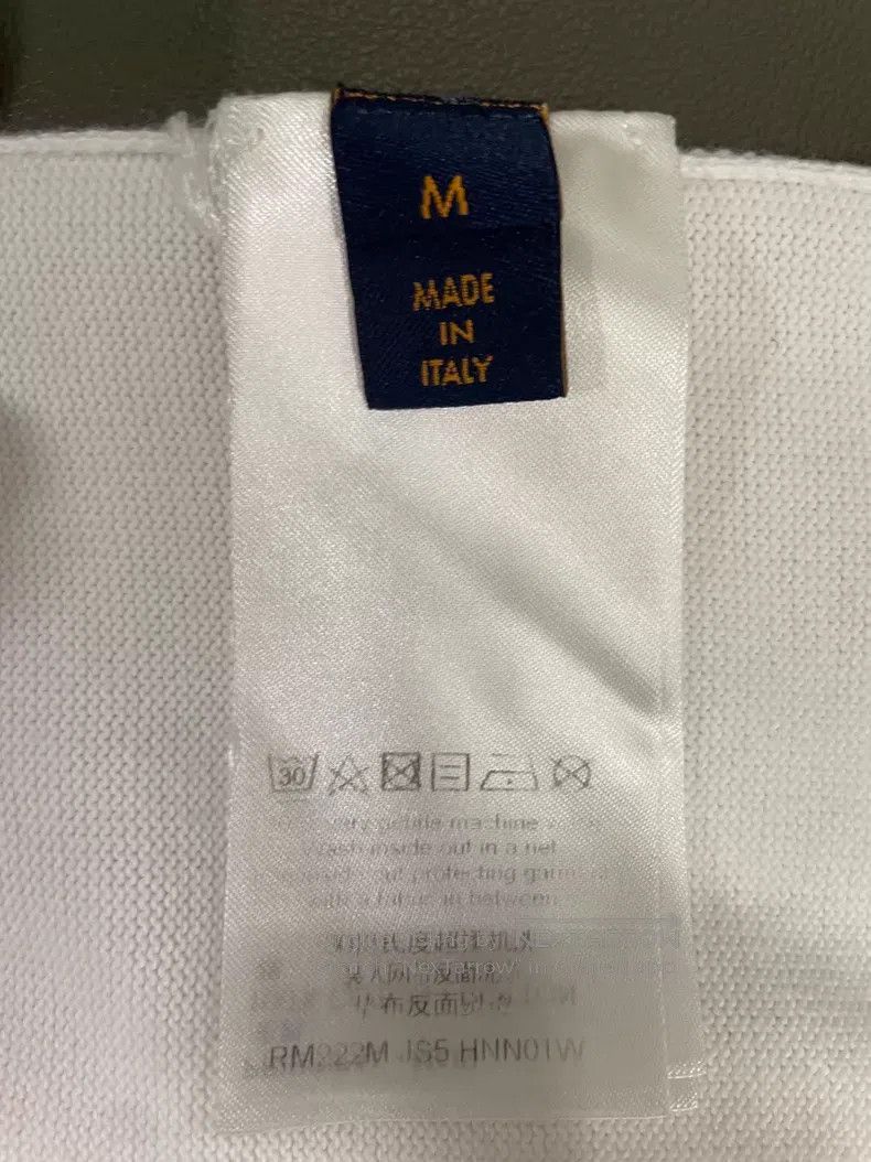 Louis Vuitton Louis Vuitton White abstract facial makeup knitted short s Size US M / EU 48-50 / 2 - 4 Thumbnail