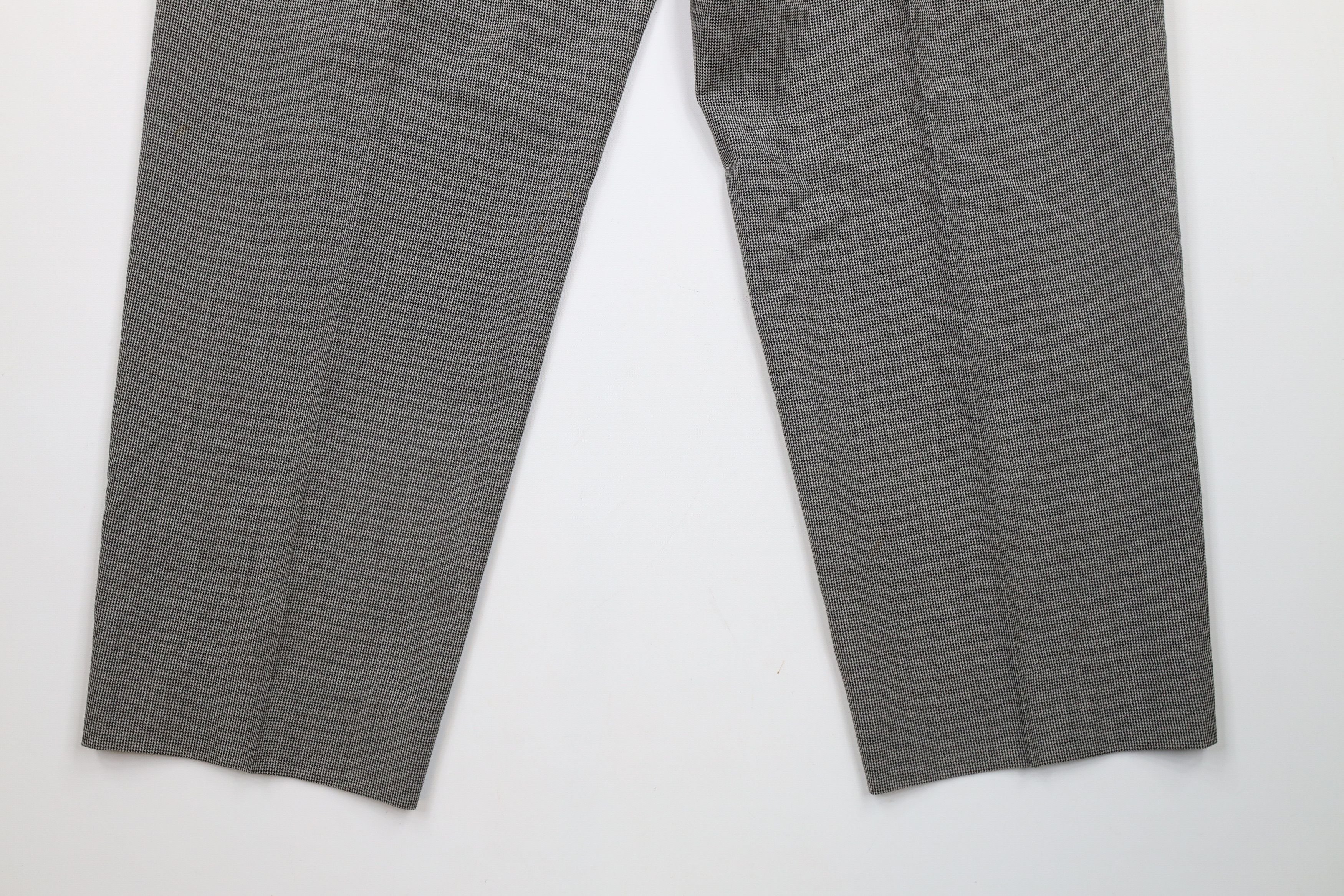 Vintage Vintage 90s Streetwear Houndstooth Wool Wide Leg Pants Size US 36 / EU 52 - 11 Thumbnail