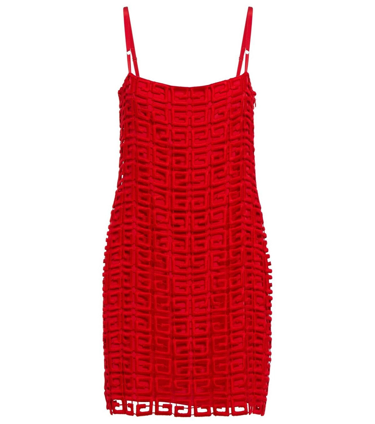 Givenchy o1y0925 Sleeveless Mini Dress in Red Size M / US 6-8 / IT 42-44 - 1 Thumbnail