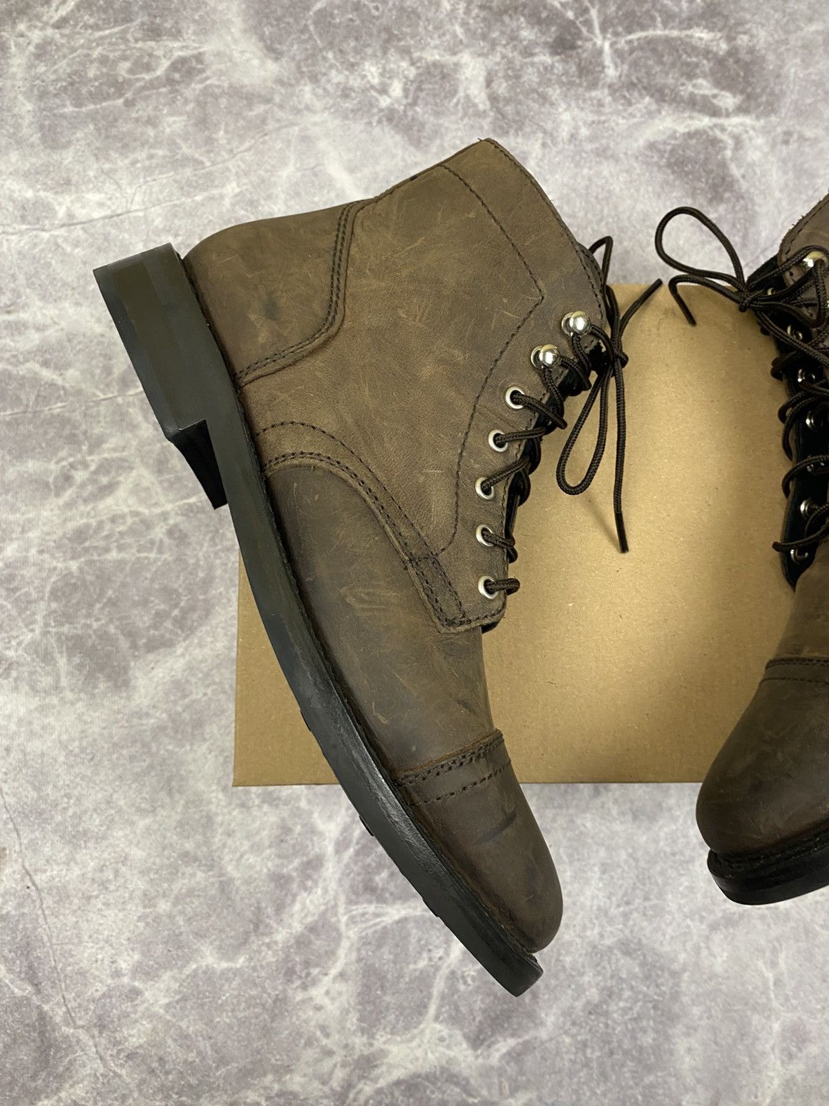 Thursday Boot Company Thursday Boot Co Captain Tobacco/Brown Leather Boots Sz:40.5 Size US 7.5 / EU 40-41 - 4 Thumbnail