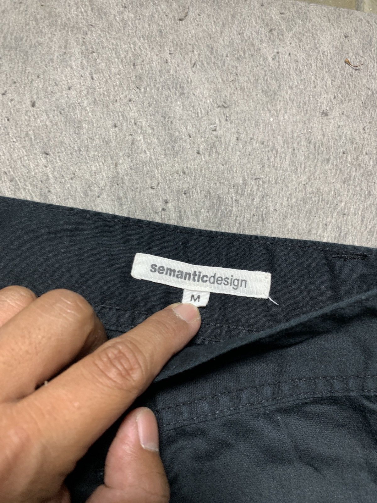 semanticdesign Semantic Design Multi Pockets Cargo Pant in Black Size US 31 - 5 Thumbnail