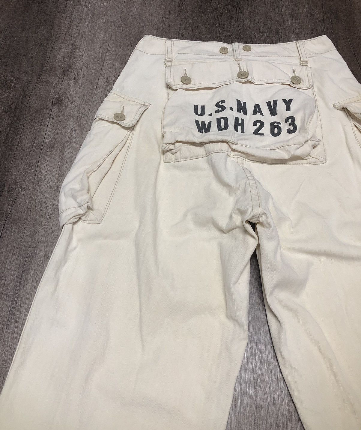 Vintage VINTAGE U.S.NAVY WDH 263 CARGO PANT Size US 27 - 7 Thumbnail