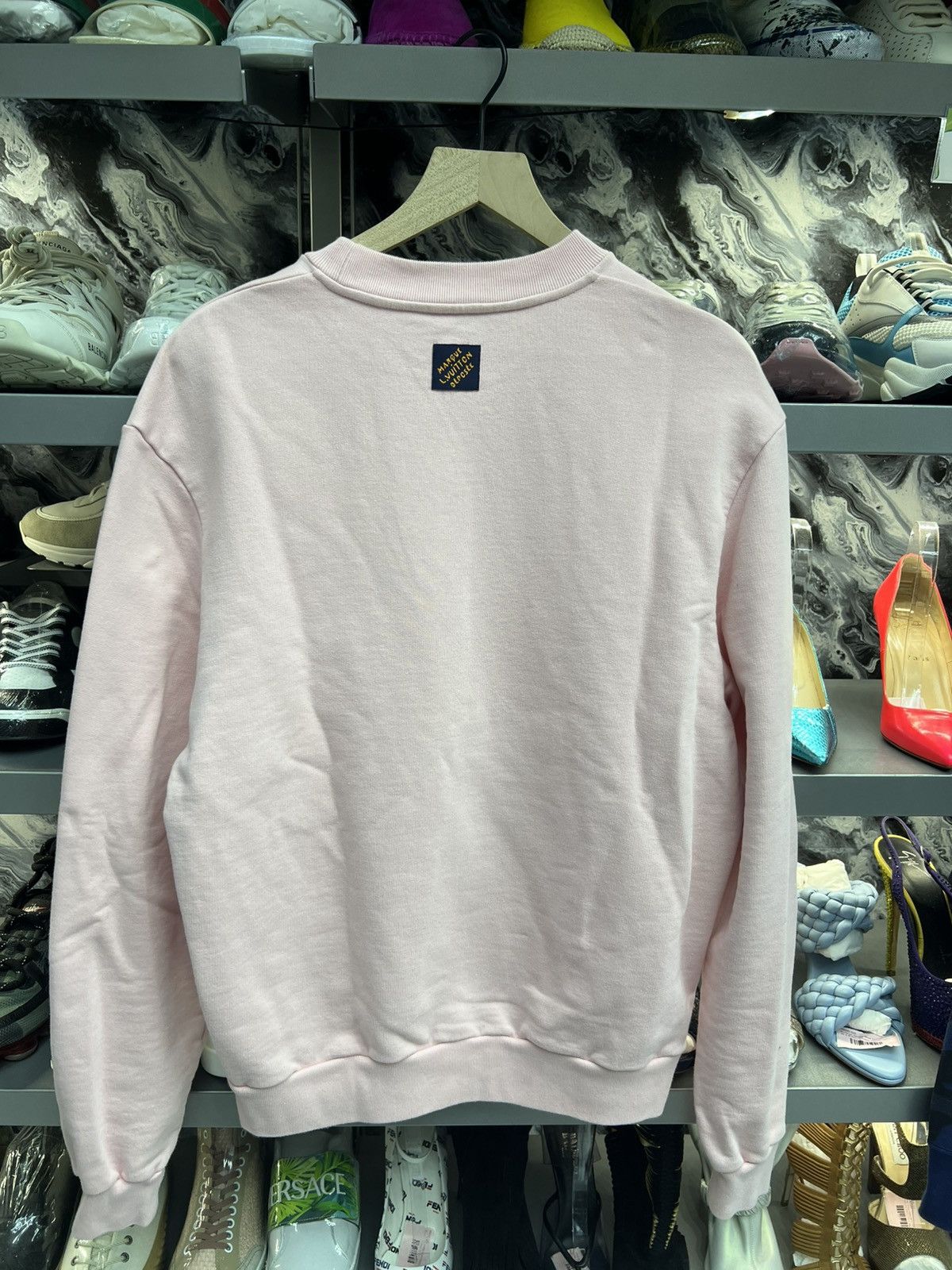 Louis Vuitton Louis Vuitton Pink Crewneck Size US M / EU 48-50 / 2 - 2 Thumbnail