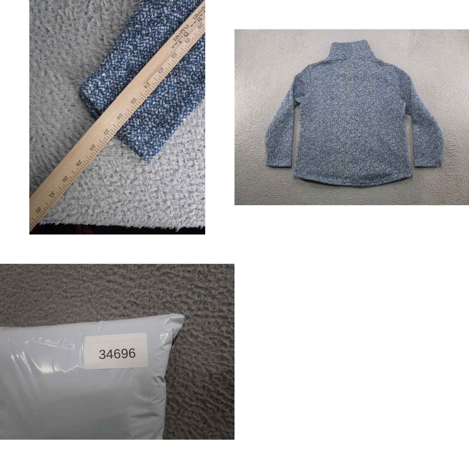 Avalanche Avalanche Blue Pullover Mock Neck Sweater Women's L Outdoors Casual 90s Theme Size L / US 10 / IT 46 - 8 Thumbnail