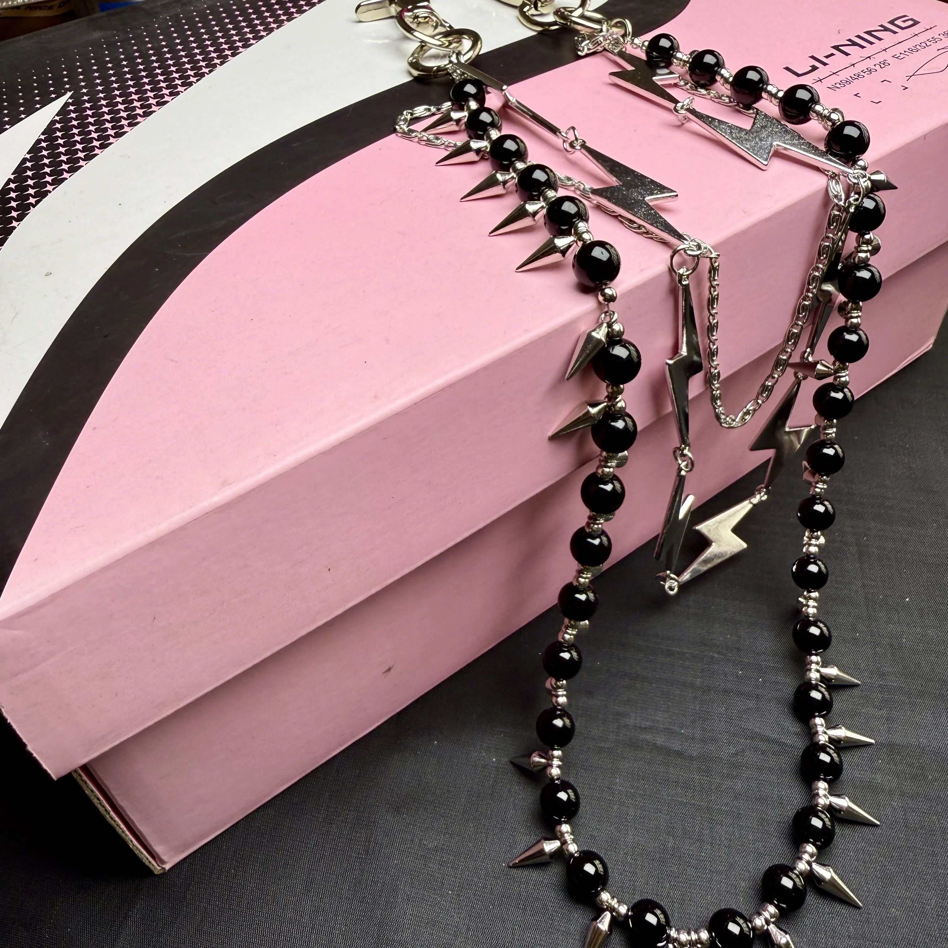 Vintage Punk Agate Lightning Wallet Chain Size ONE SIZE - 4 Thumbnail