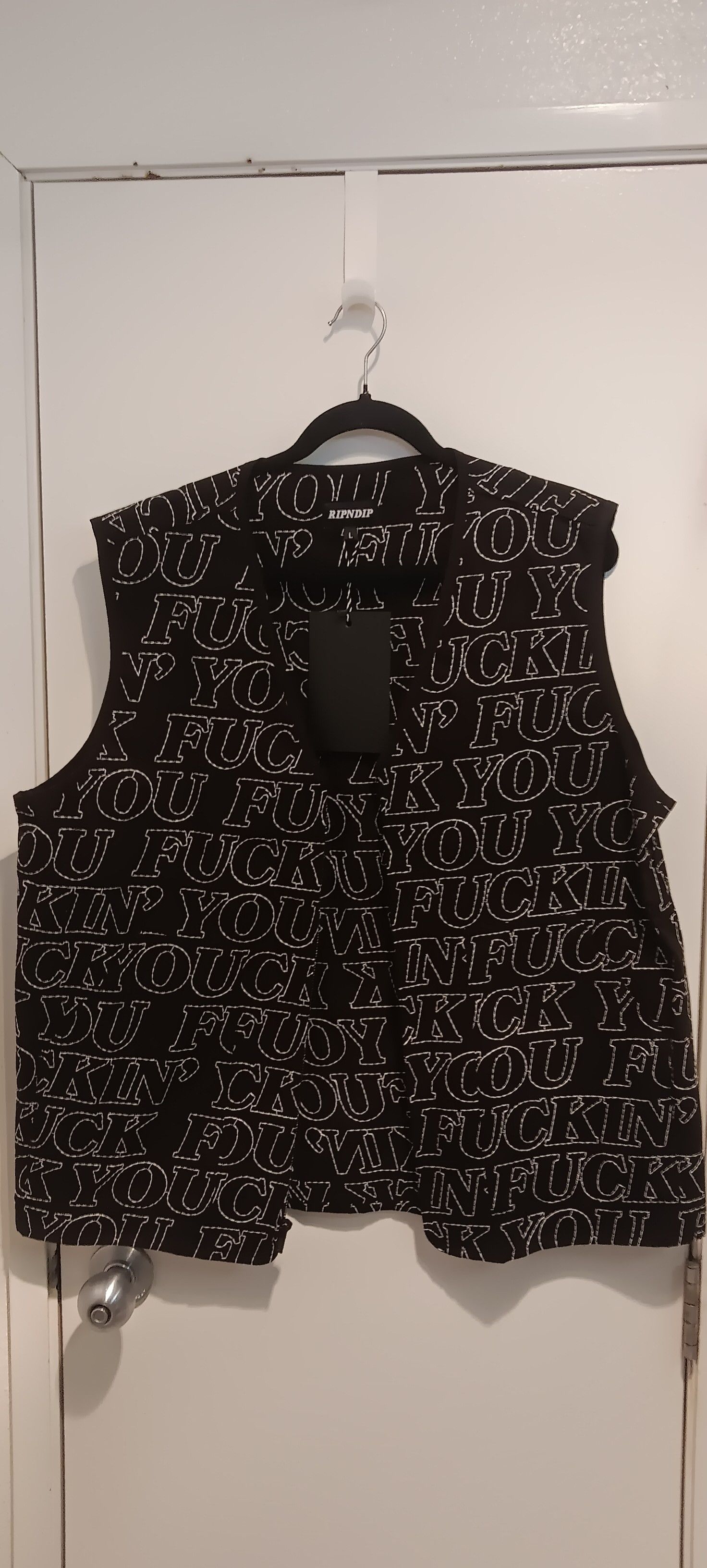RIPNDIP RIPNDIP Fuckin Fuck Quilted Vest Size US L / EU 52-54 / 3 - 1 Thumbnail